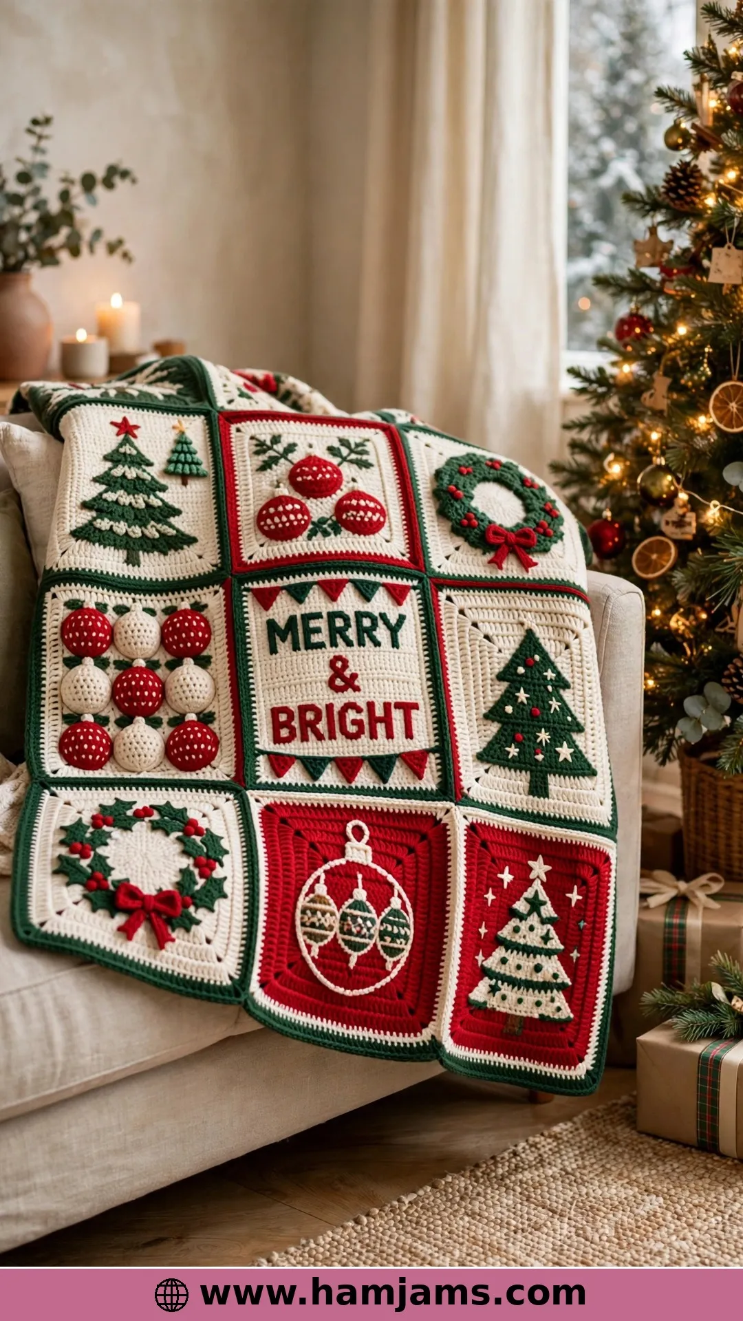 The Modern Christmas Afghan Finale