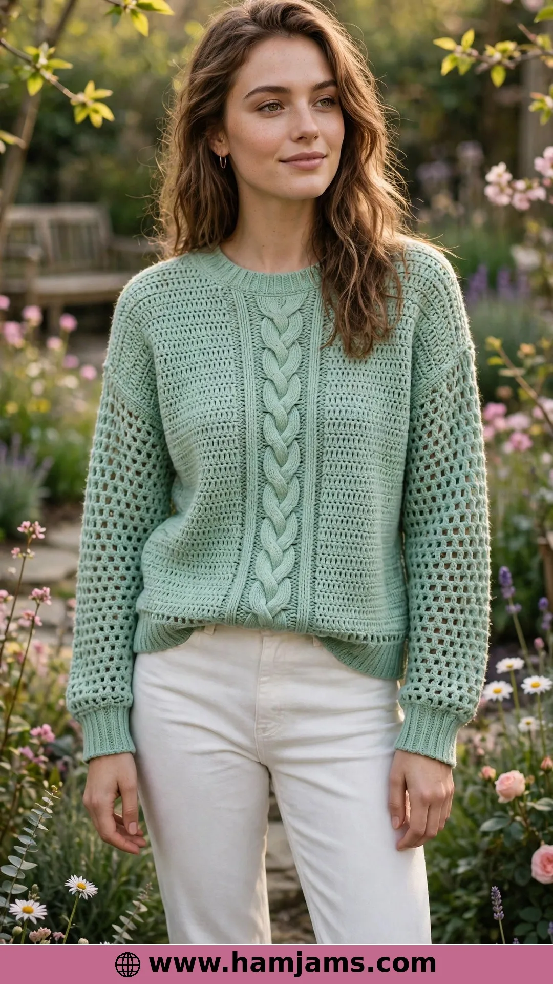 Mint Cotton Cables for Spring Days