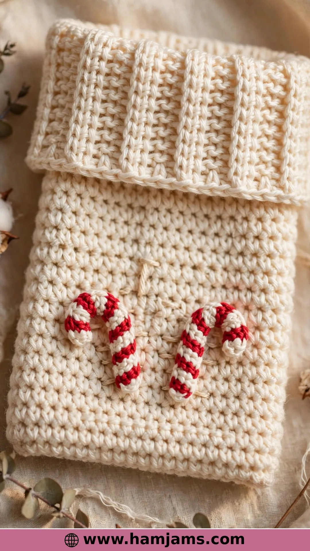 One-Row Appliqué Canes, Left and Right