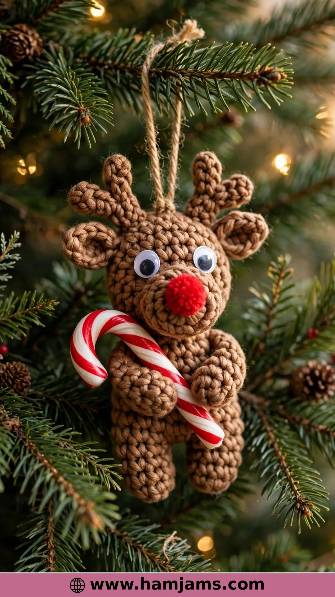 A Ten-Minute Reindeer in Chunky Yarn