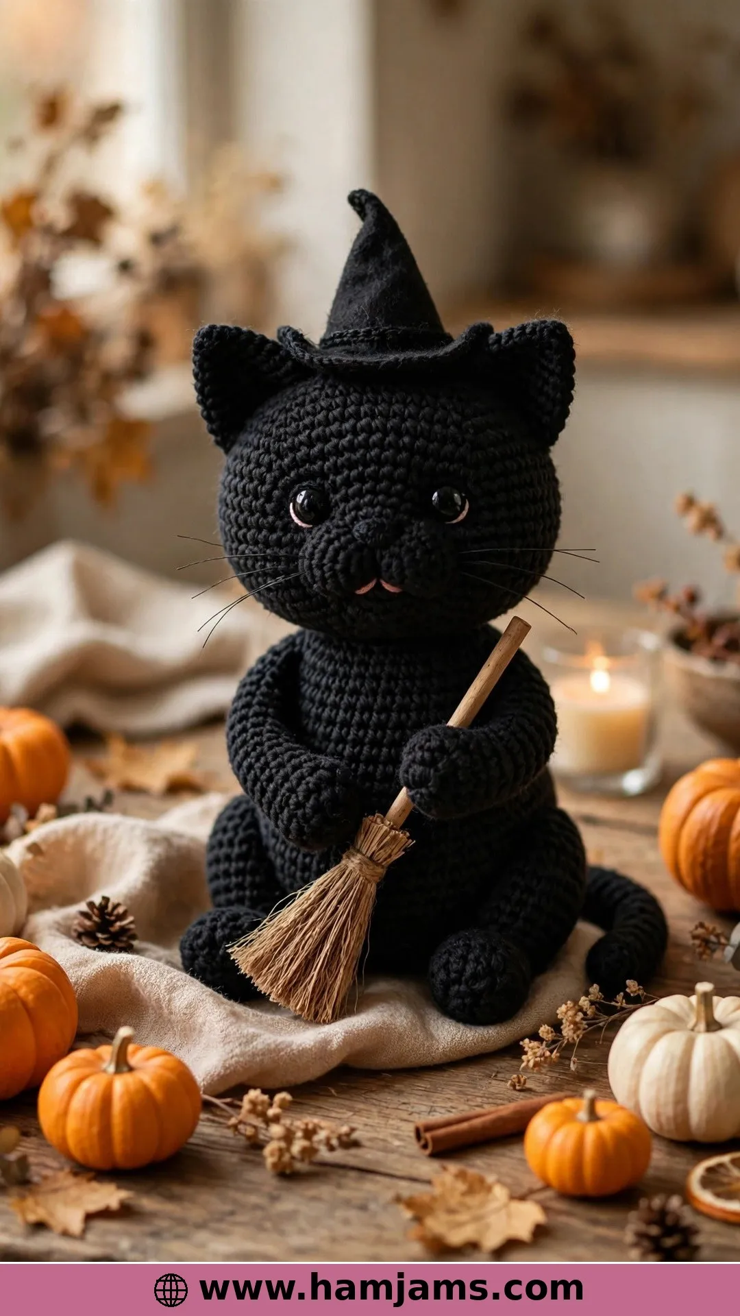 Cobweb, the Witchy Black Cat