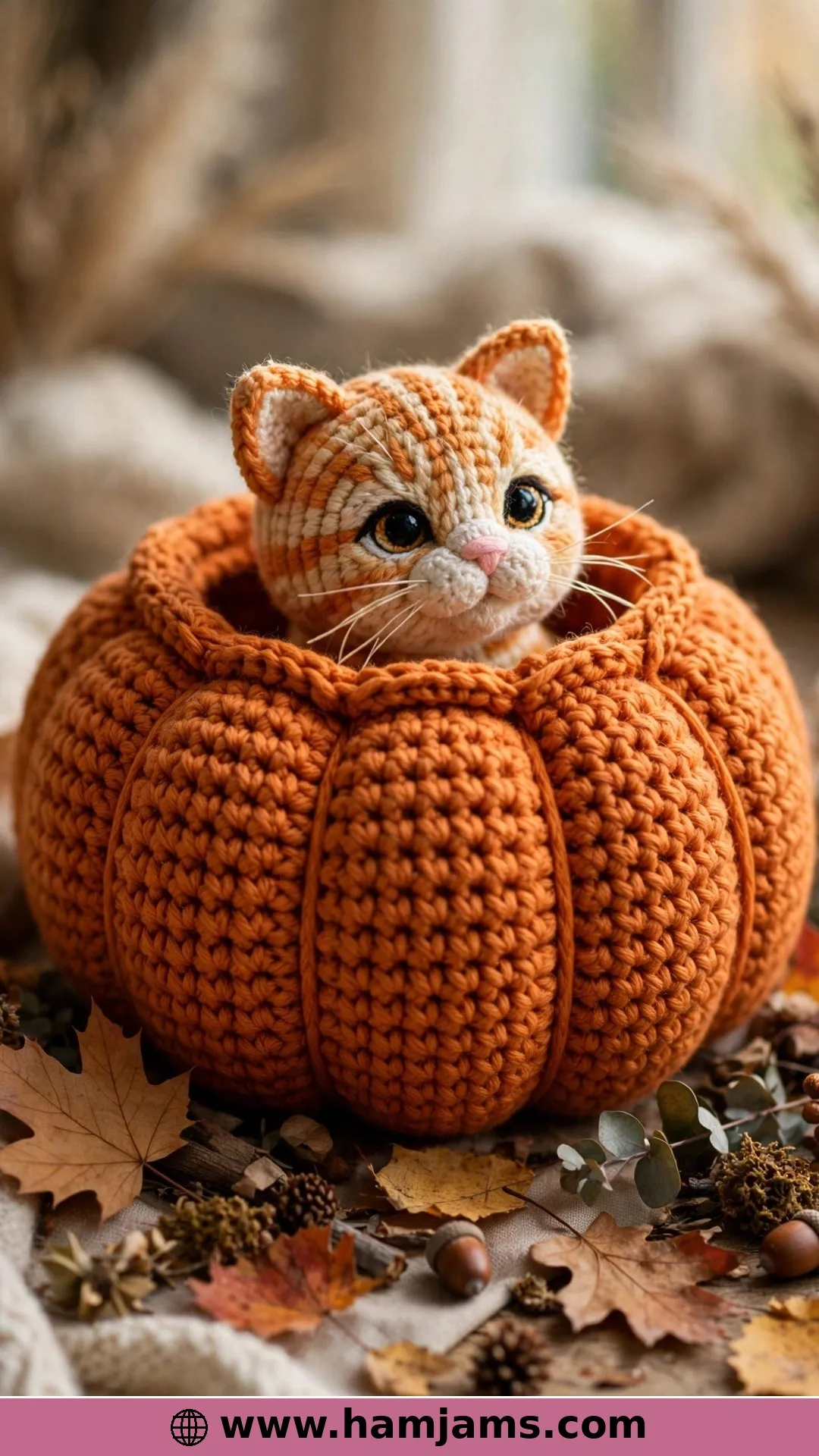 The Kitten Hiding in a Pumpkin