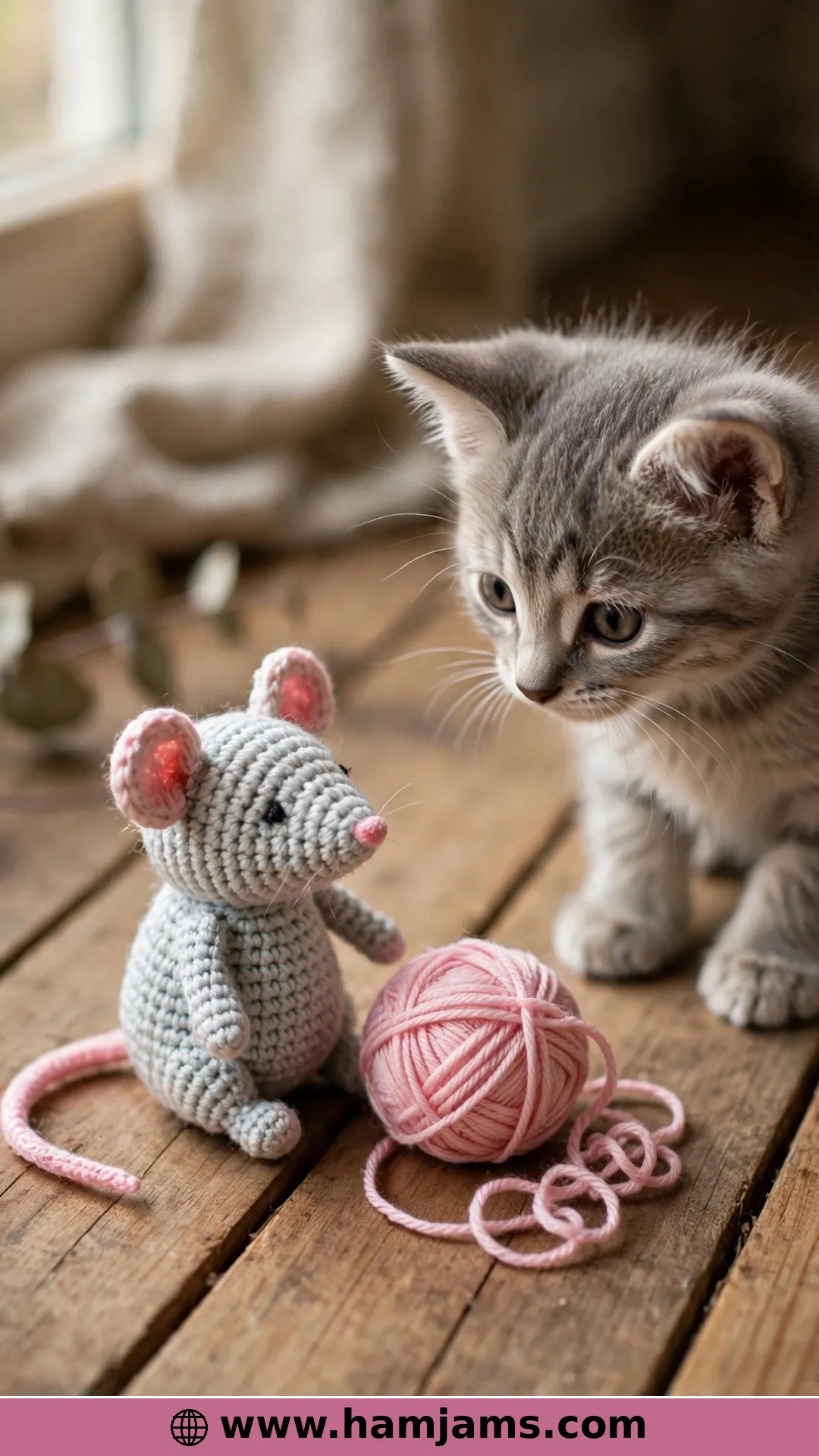 Little Mouse with a Secret Catnip Pouch