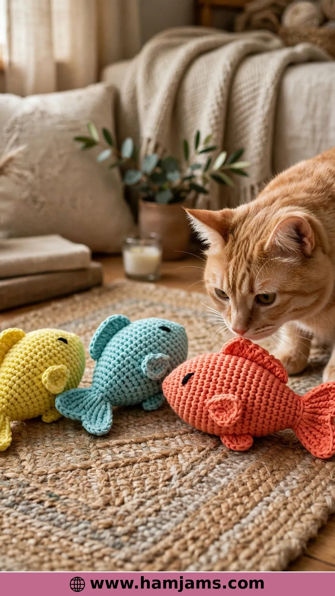 Catnip Fish Toy in One Piece