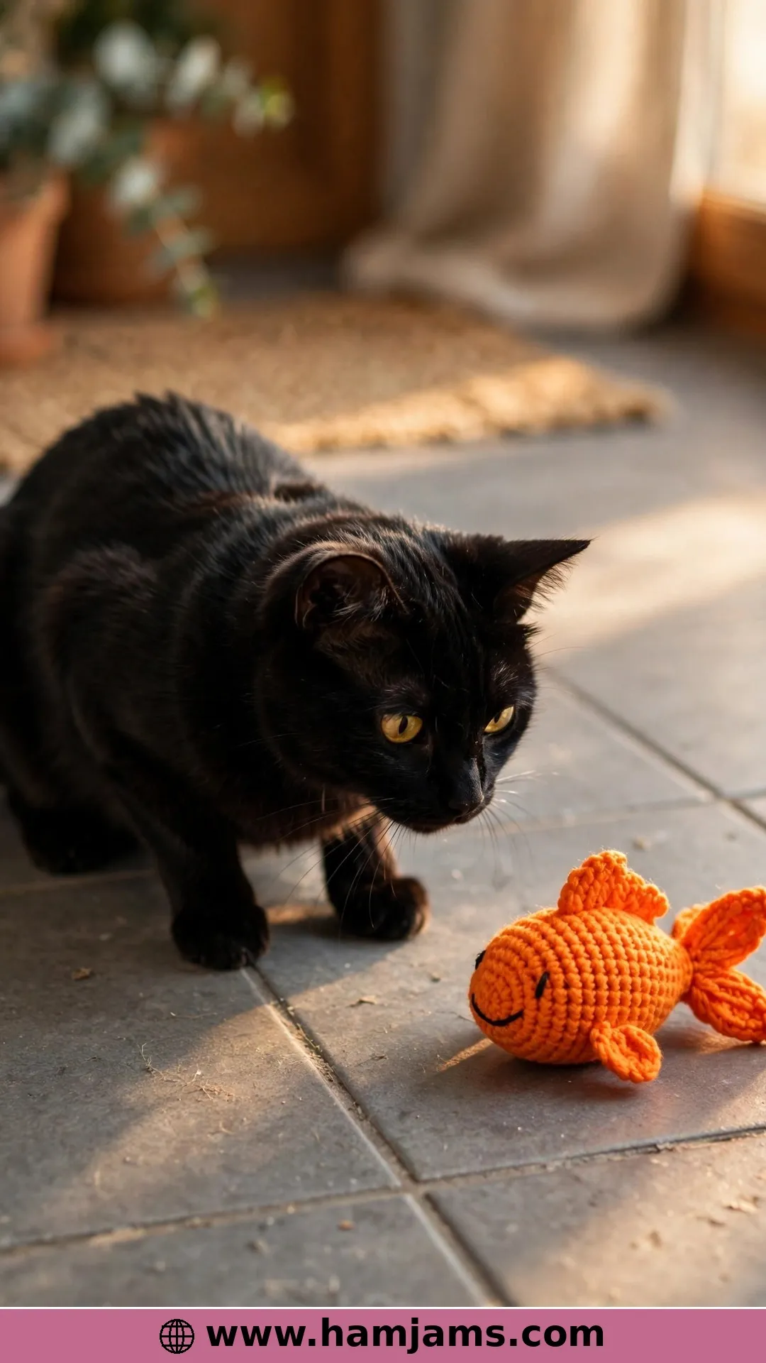 Goldfish Cat Toy with a Jingly Secret