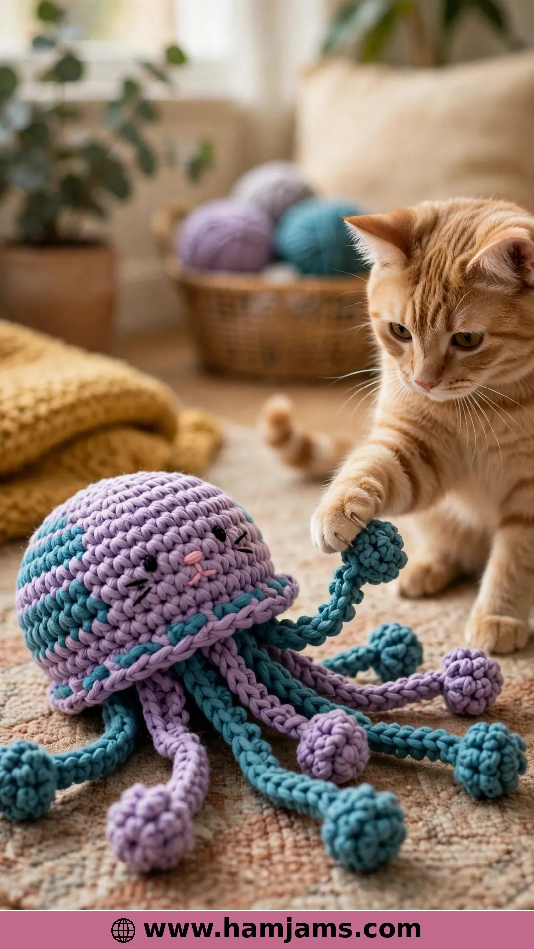 Bjorn's Catnip Jellyfish with Popcorn Tentacles