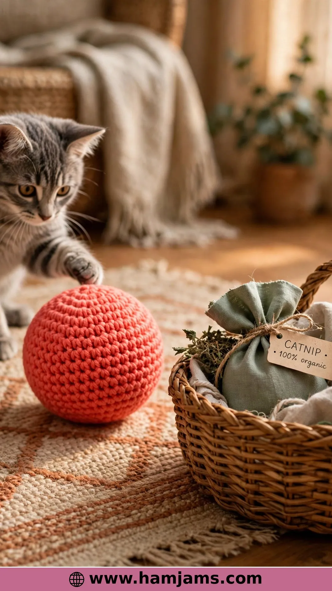 Love Our Kitty Toy, the Classic Catnip Ball