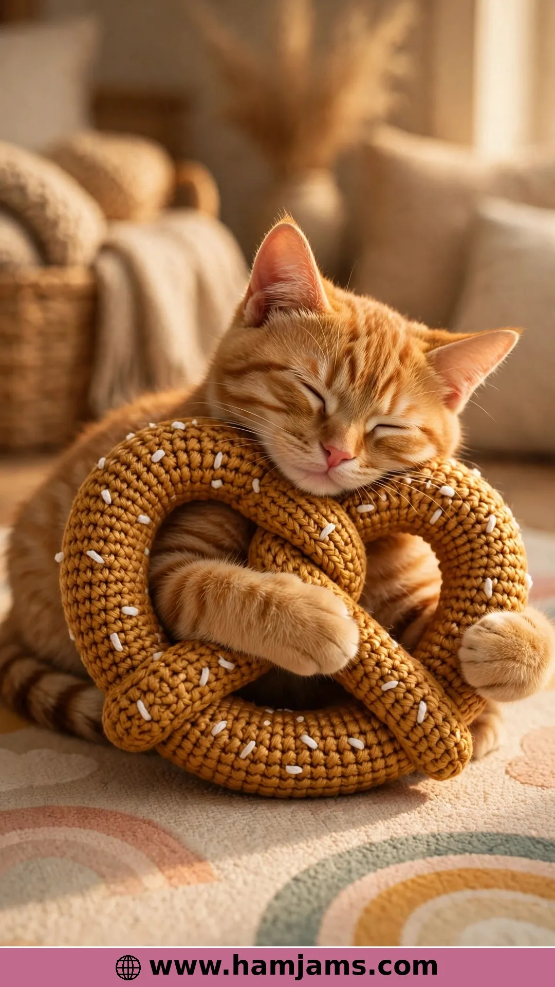 Pretzel Pet Toy for Serious Bunny-Kickers