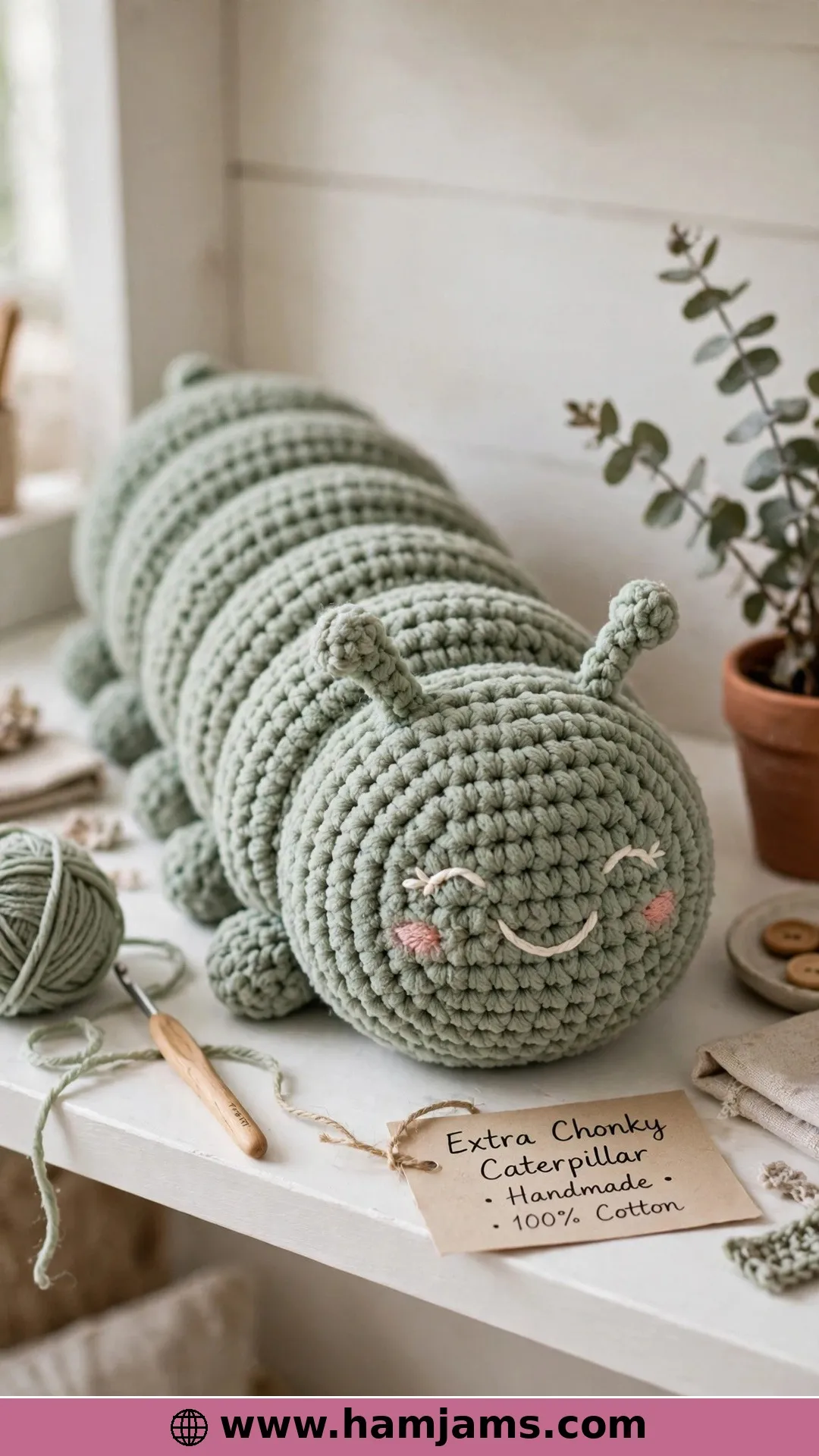 A Chonky Caterpillar from Skein Spider