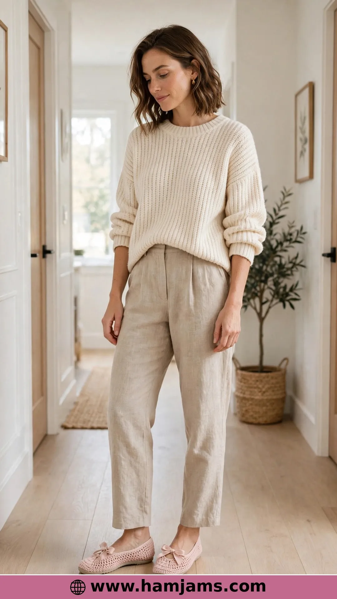 The Ballet-Flat Slippers with the Higher Heel