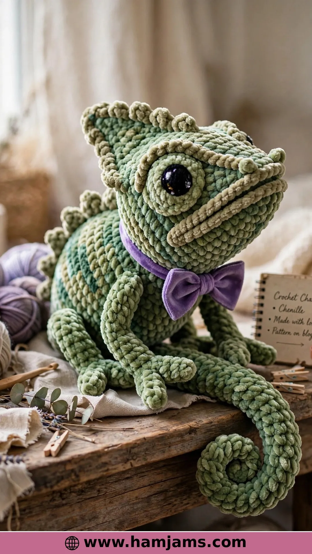 The Bow-Tie Pascal in Soft Chenille