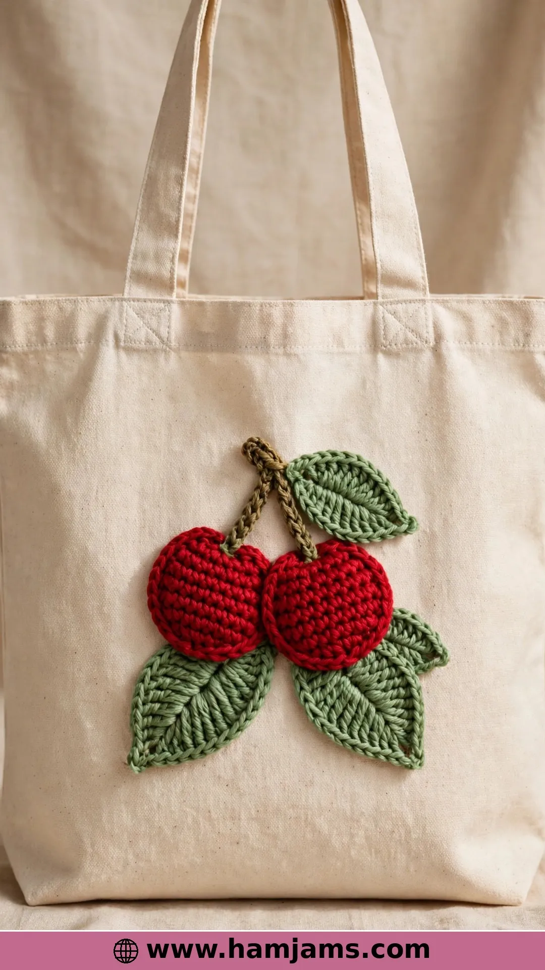 A Bold Cherry Appliqué, Ready to Download