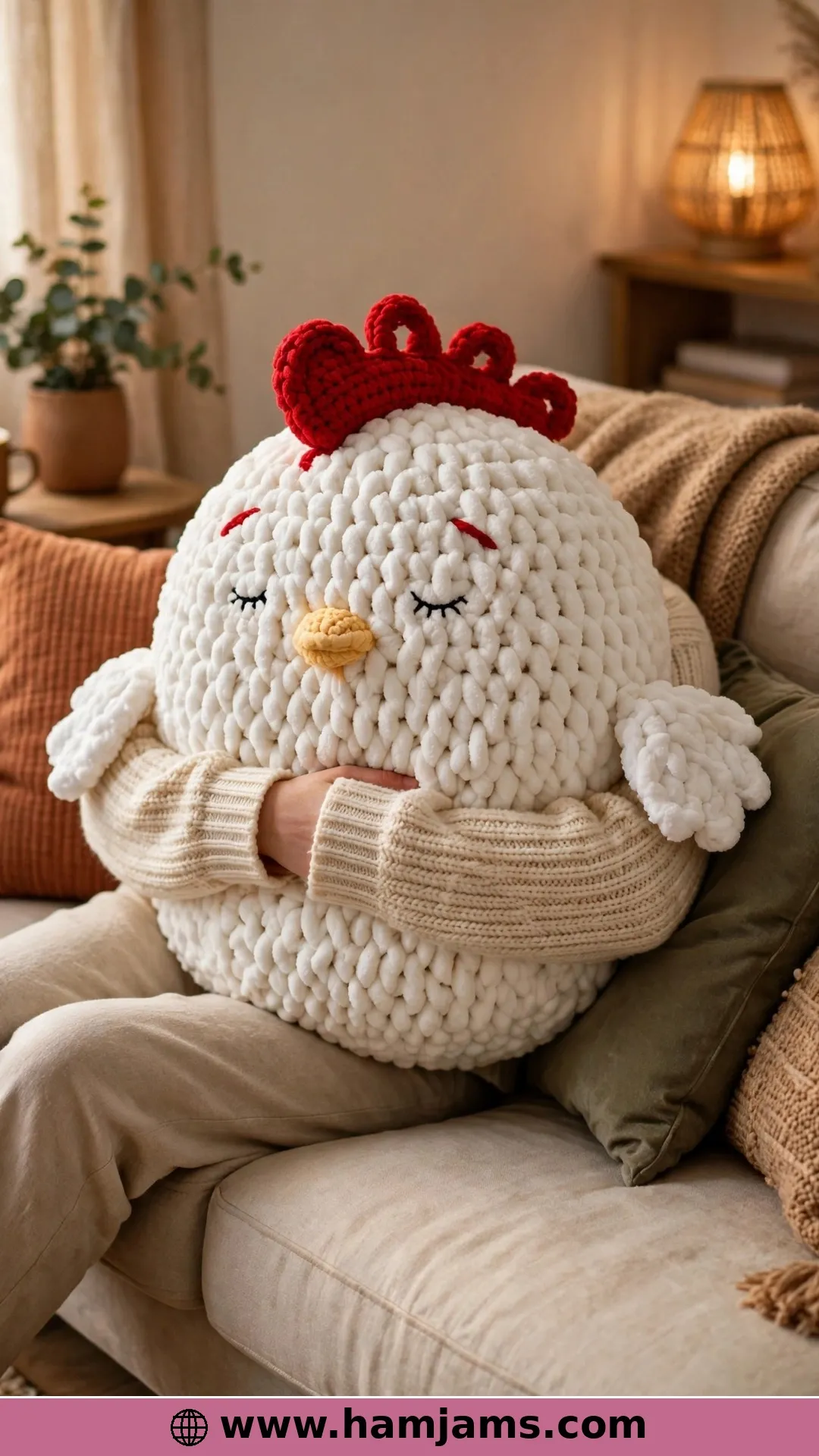 A Giant Squishy Chicken Pillow