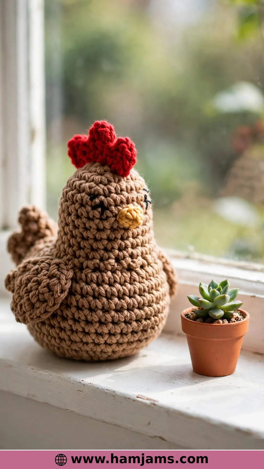 A Tiny Hen, Not Quite Three Inches Tall