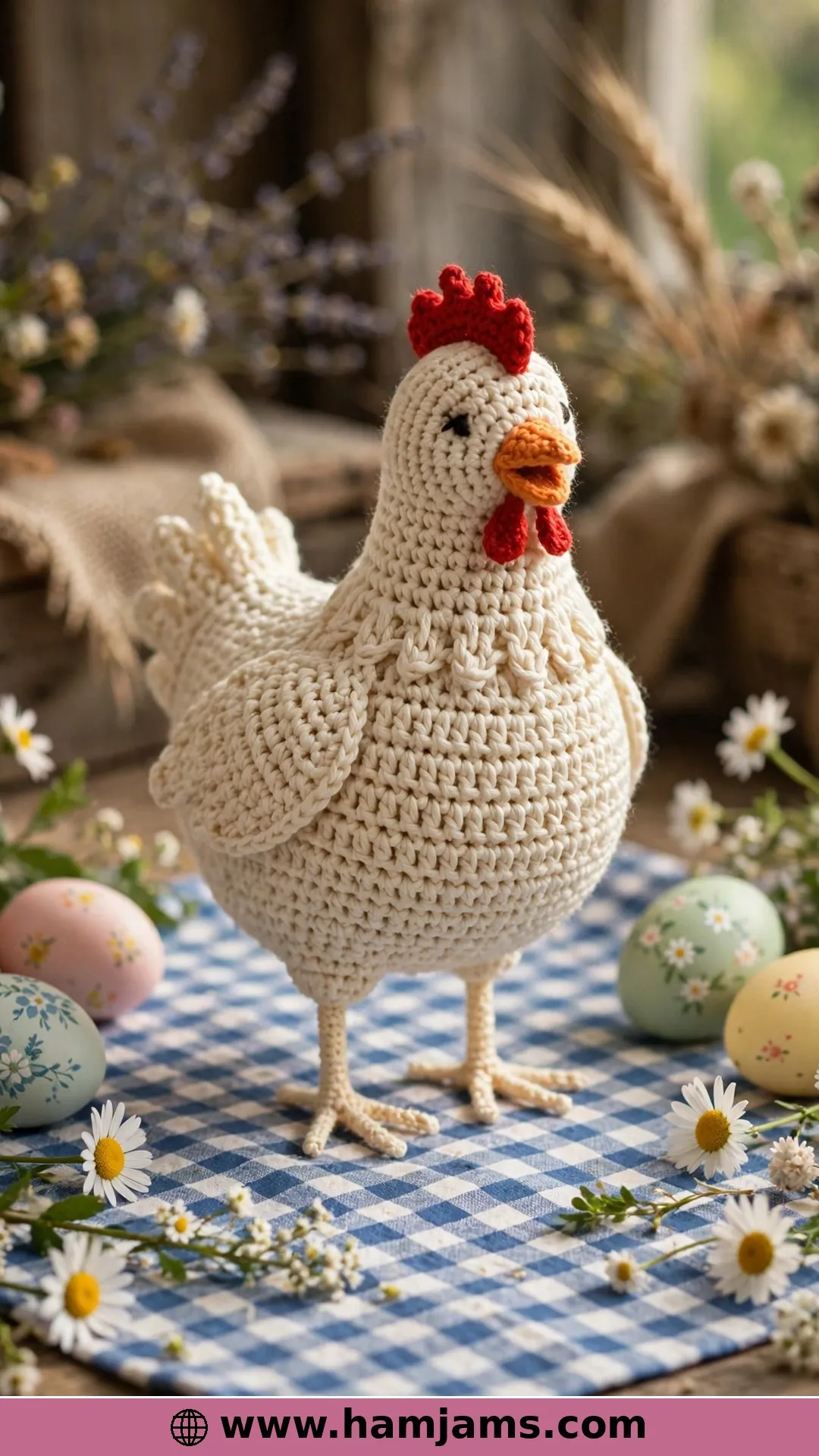 A Classic Cotton Easter Chicken From DROPS
