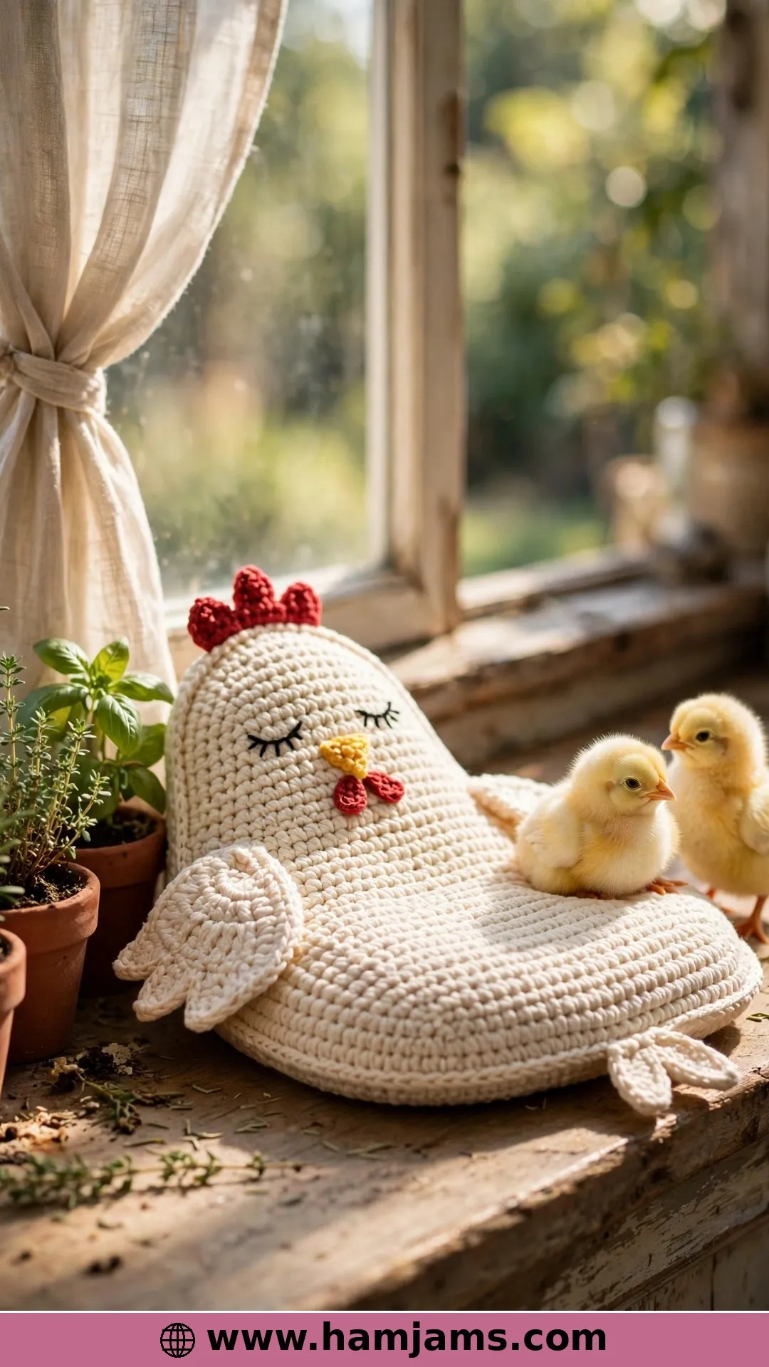Bean-Bag Chickens That Sit Where You Put Them