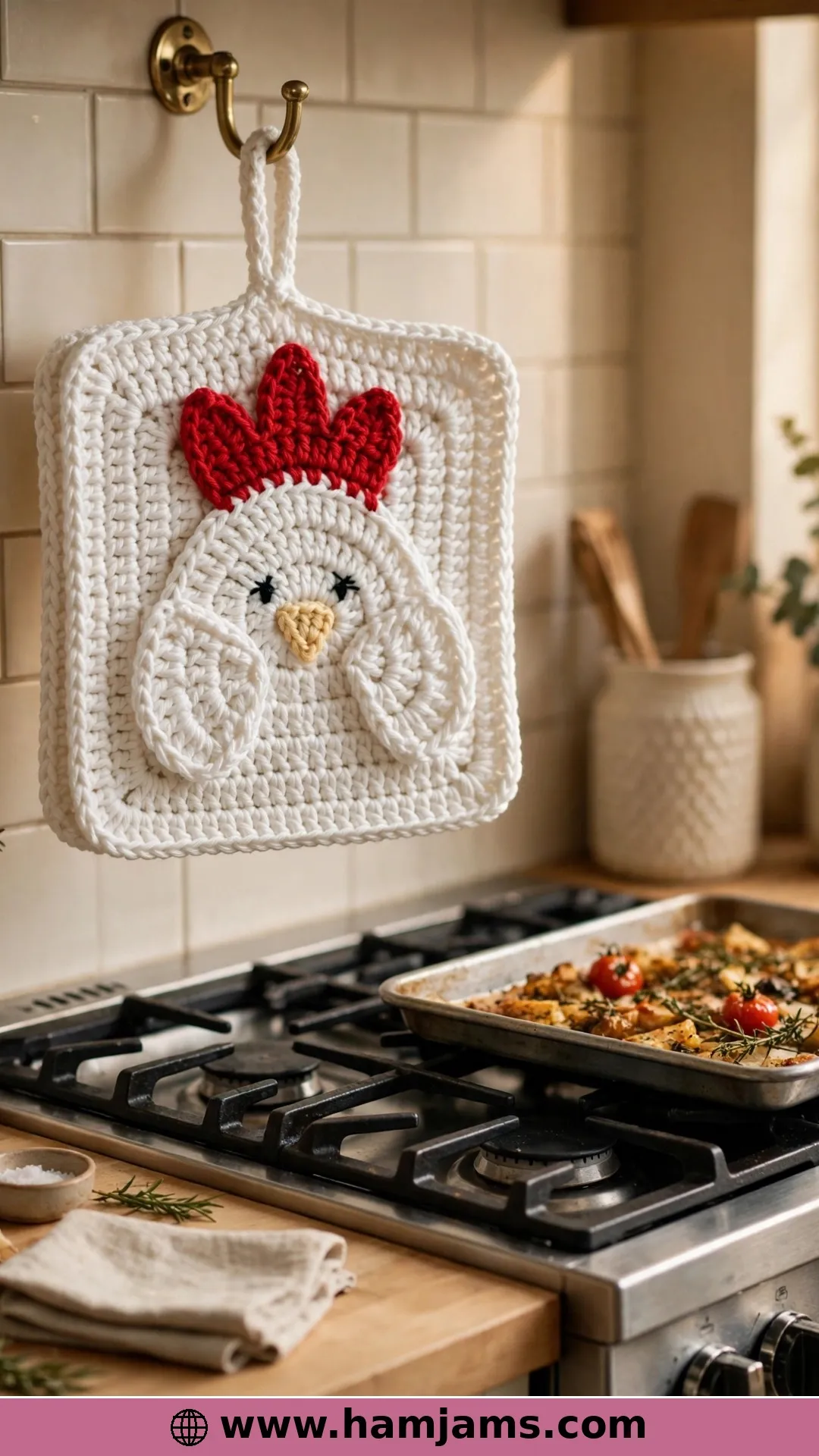 A Double-Layer Chicken Potholder