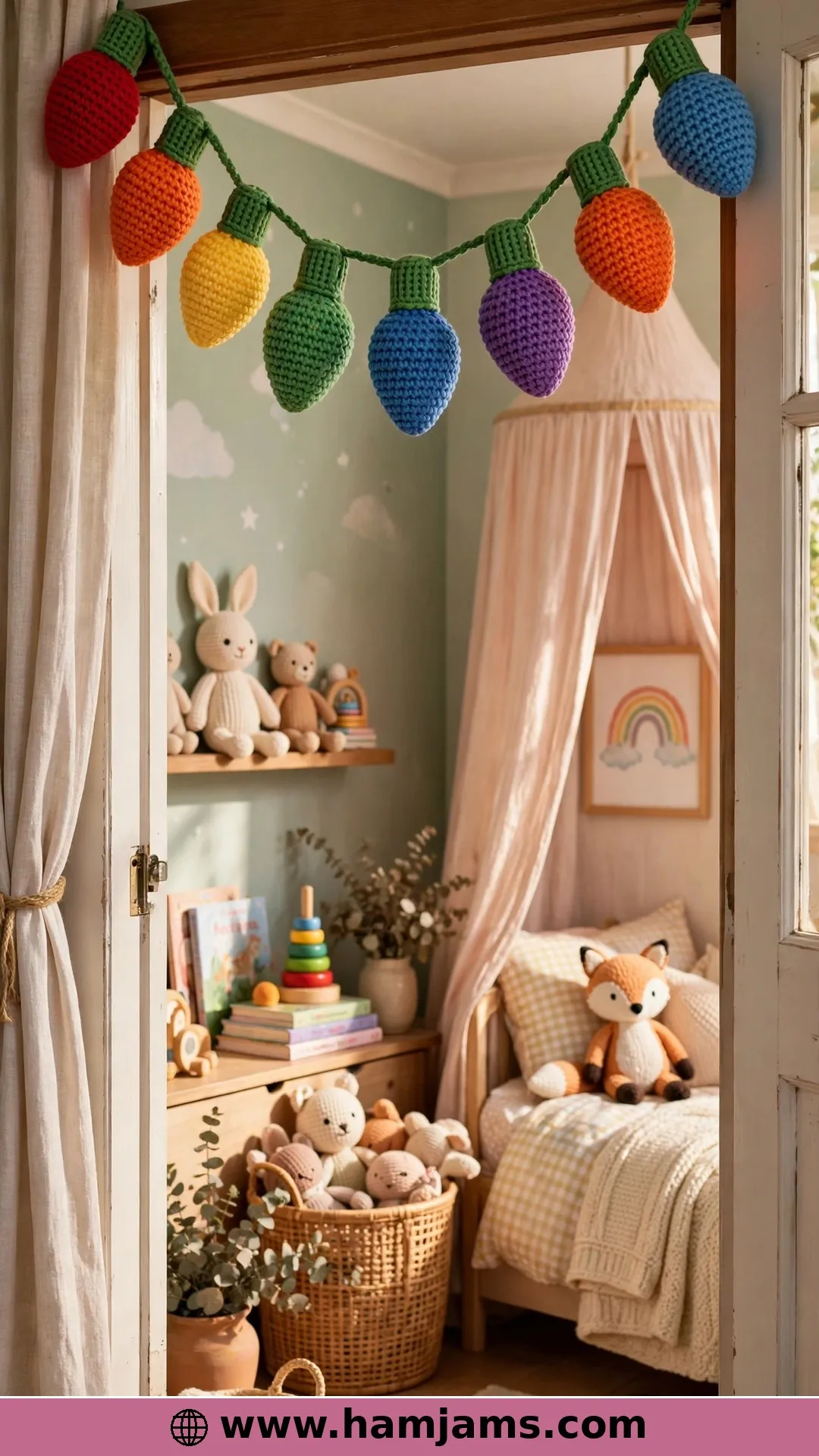 Plump Amigurumi Lights With Two Socket Styles