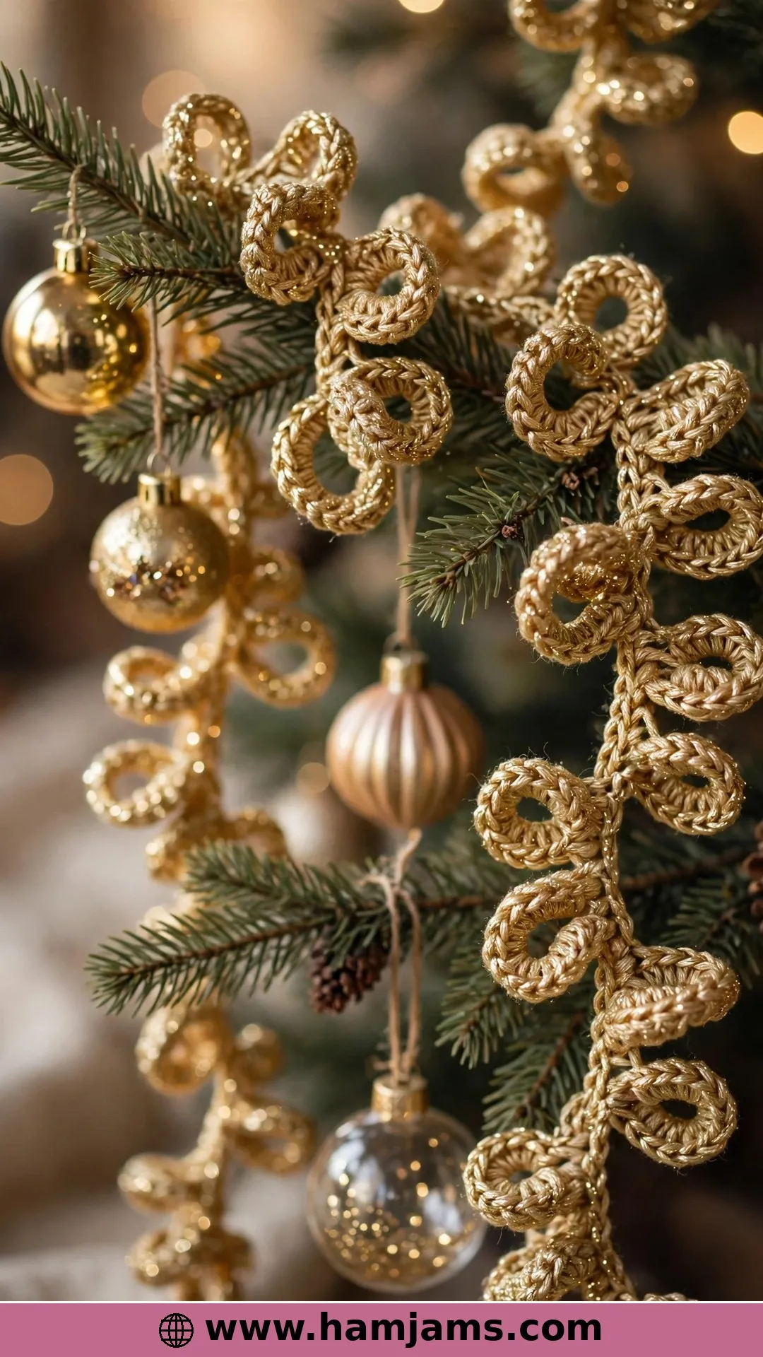 Loop-Stitch Tinsel That Never Sheds