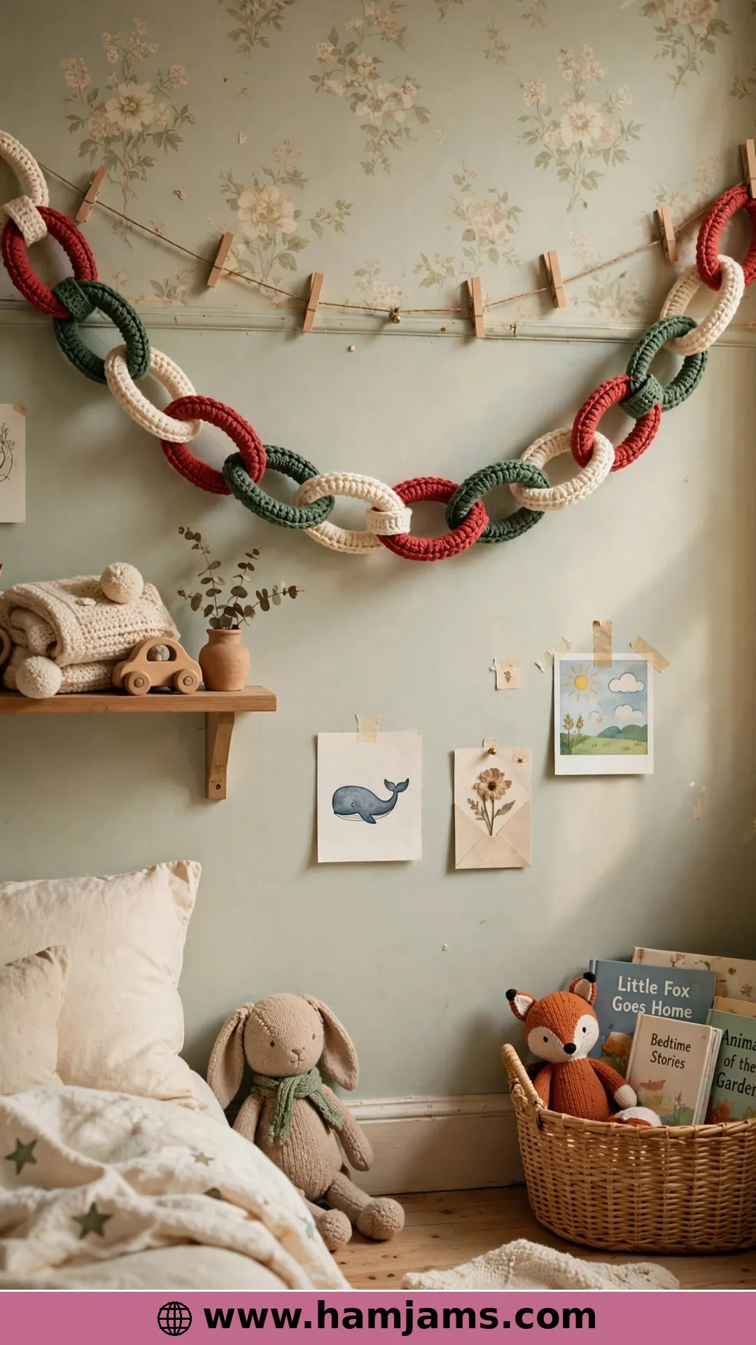 Paper-Chain Links, Crocheted
