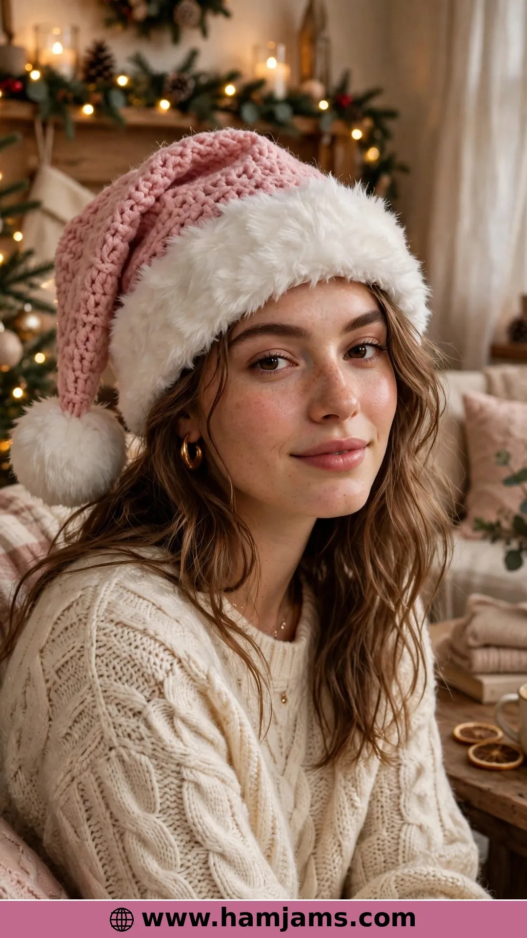 The Slouchy Santa Hat With a Cloud-Soft Brim