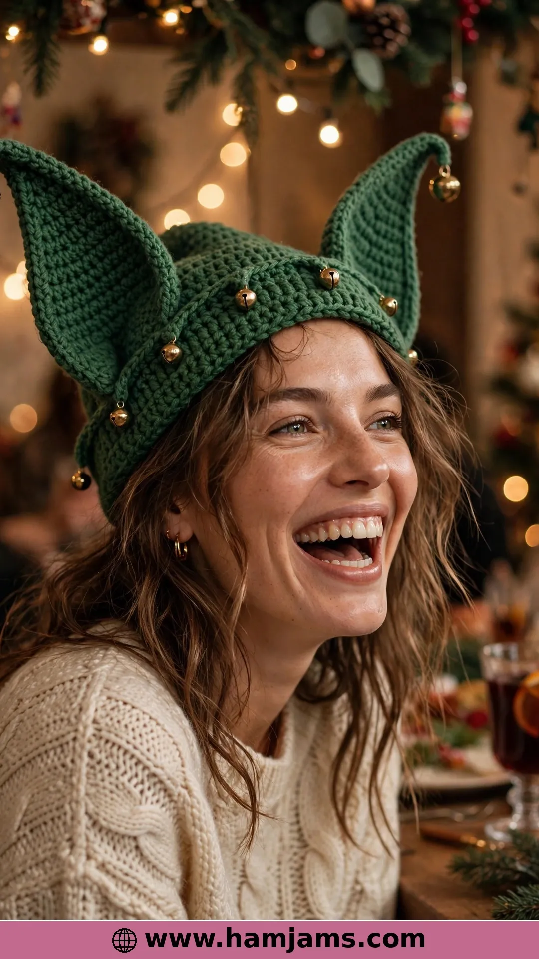 The Pop-Up Elf Hat With Wiggling Ears