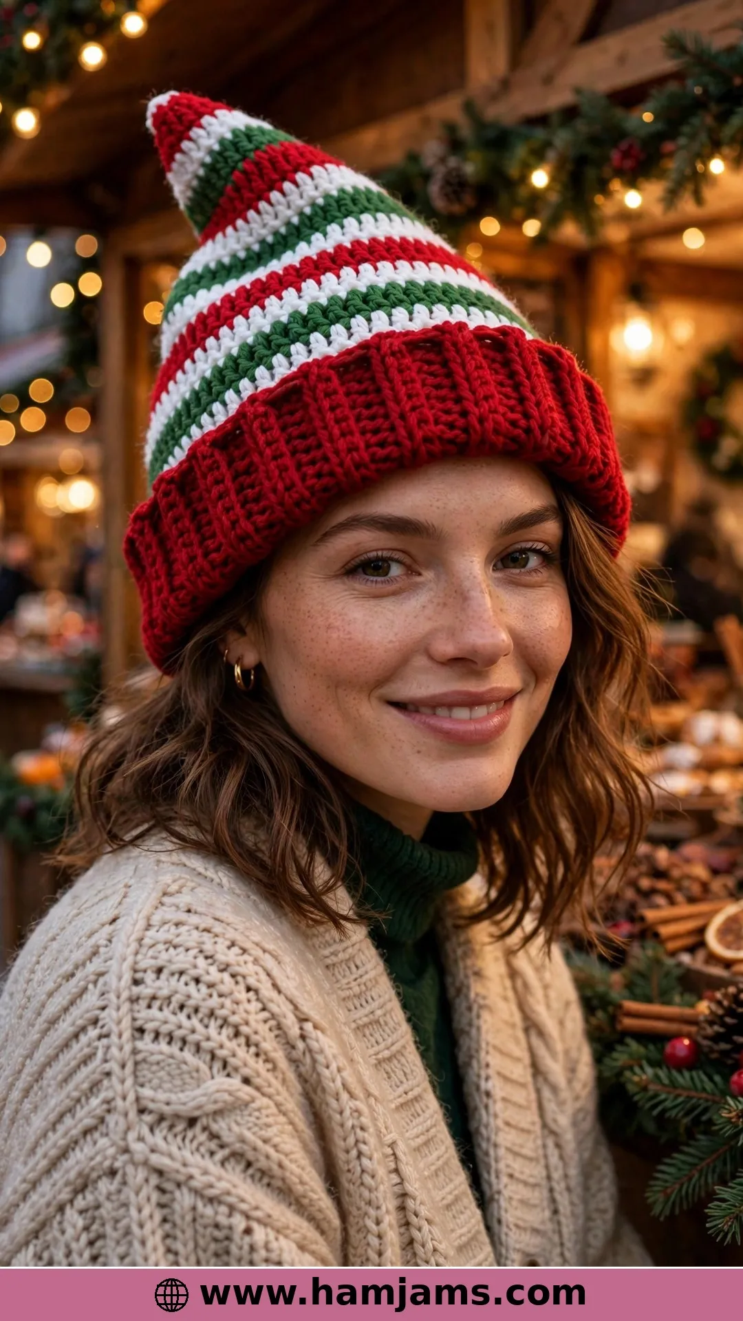 The Classic Striped Elf Hat