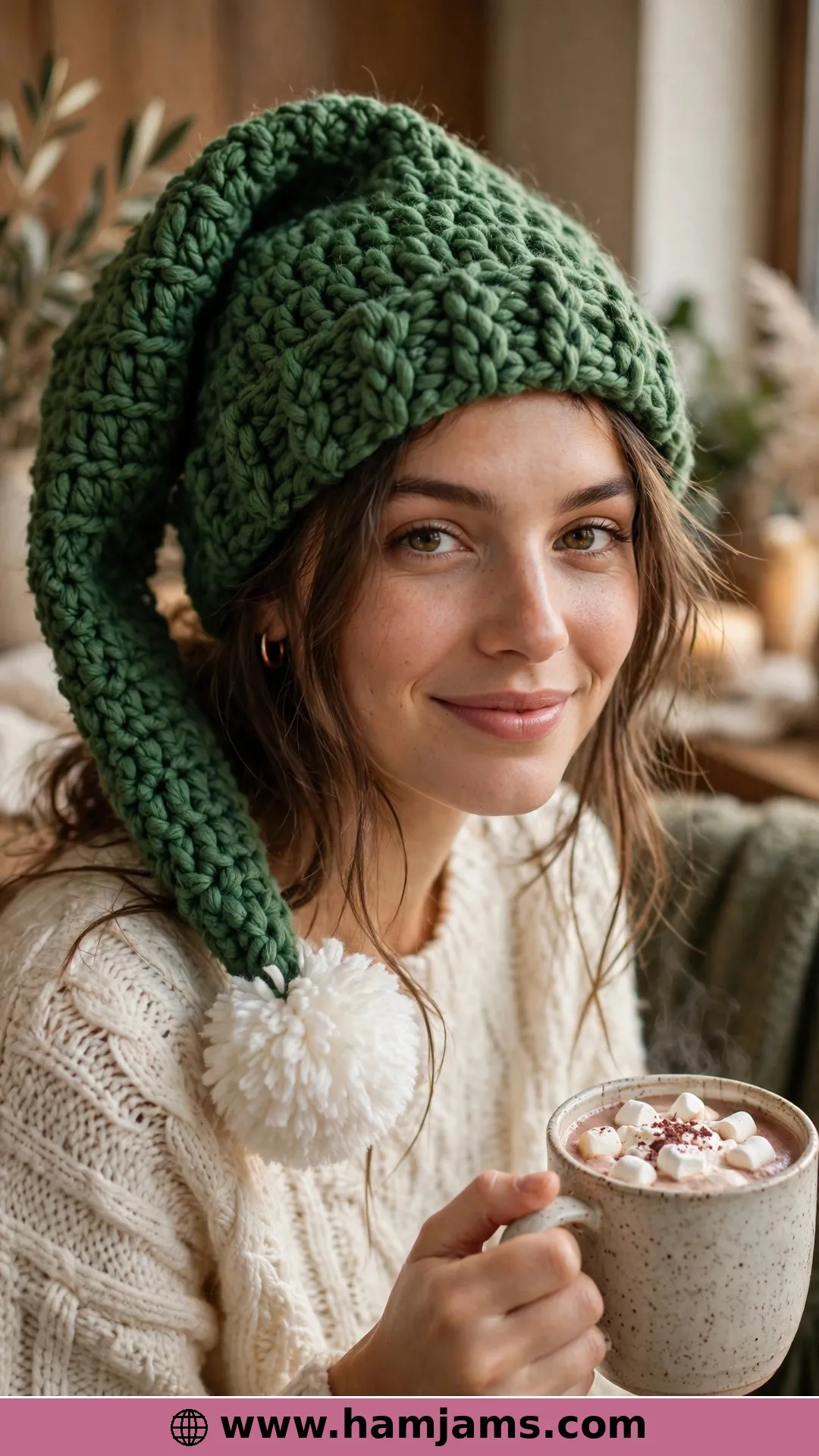 The Quick-and-Chunky Elf Hat (Free Ravelry Download)