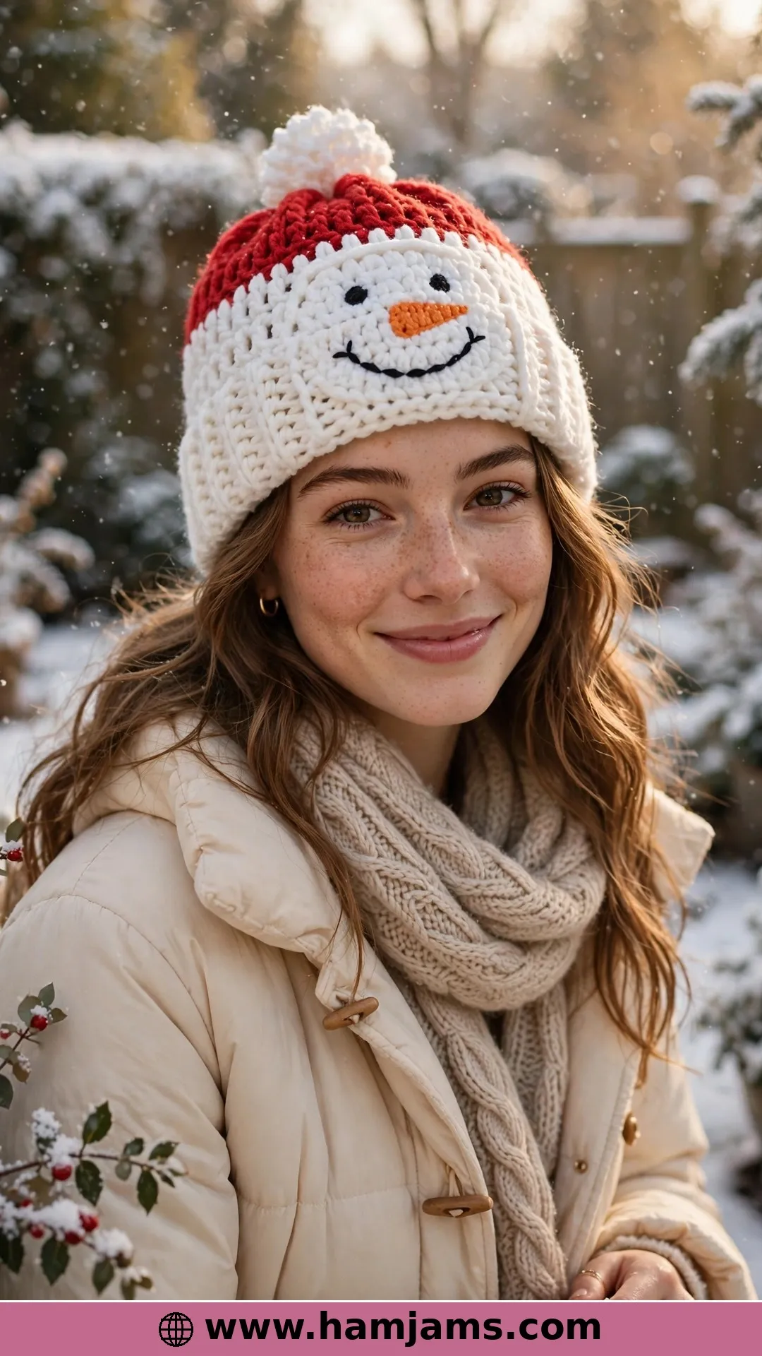 The Snowman Hat in Three Sizes