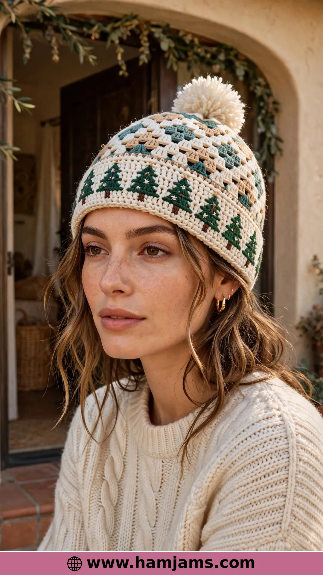 The Mosaic Twinkling Trees Hat