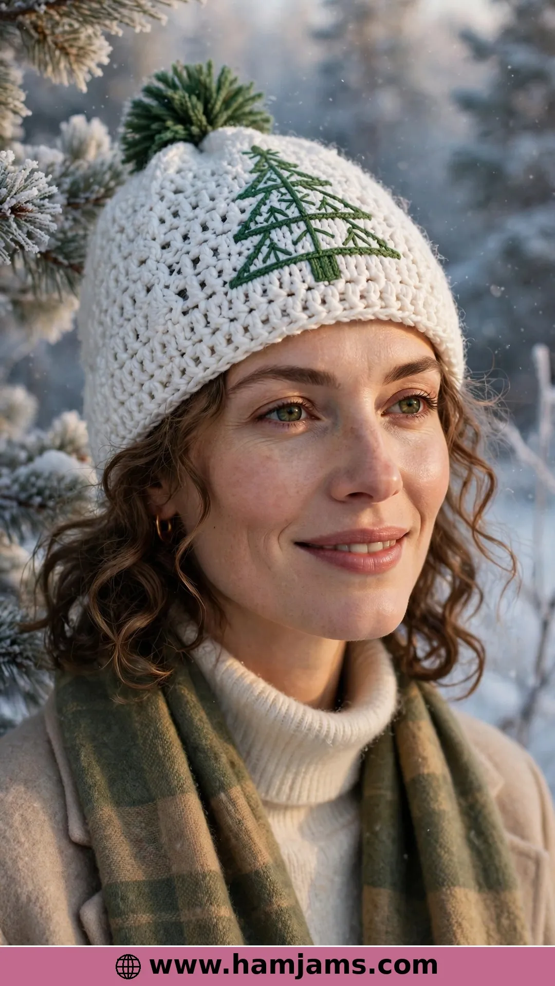 The Tree-Motif Beanie