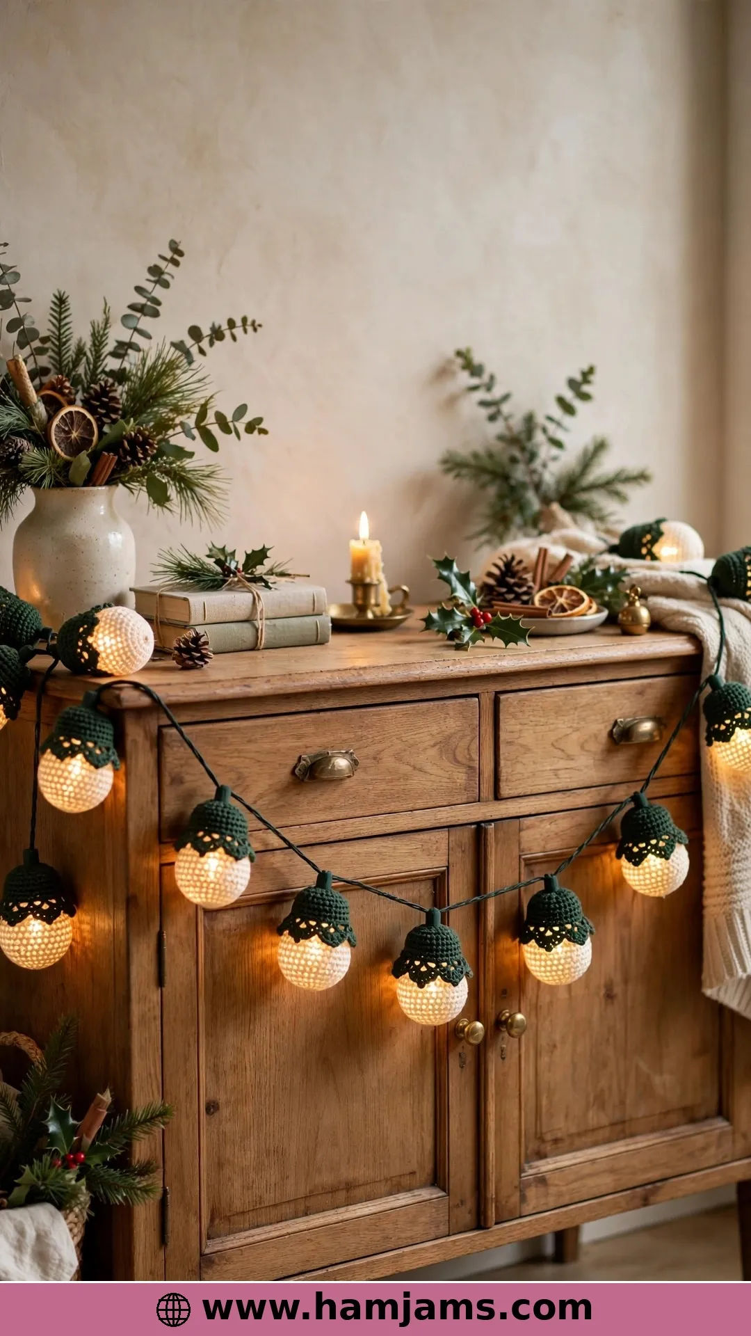 Christmas String Lights by Gina Michele