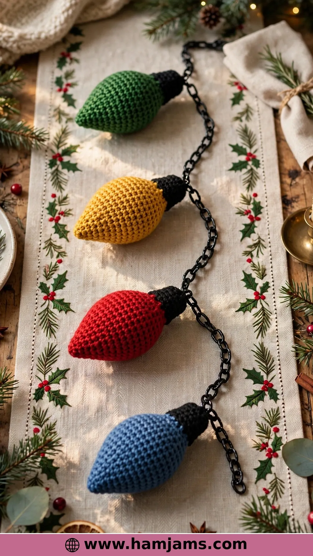 Christmas Lights Appliqué by Maria's Blue Crayon