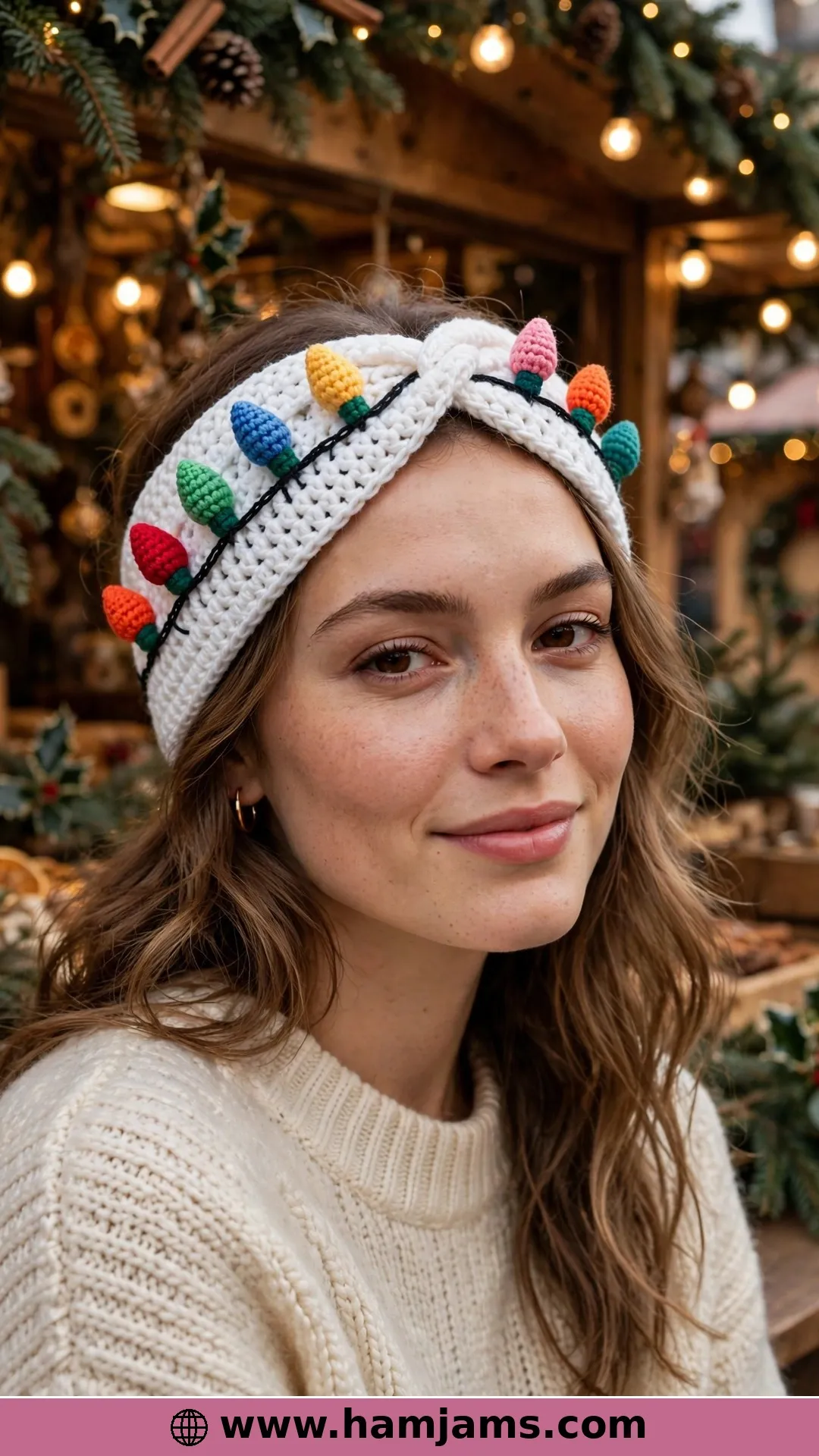 Christmas Lights Headband by Nana's Crafty Home