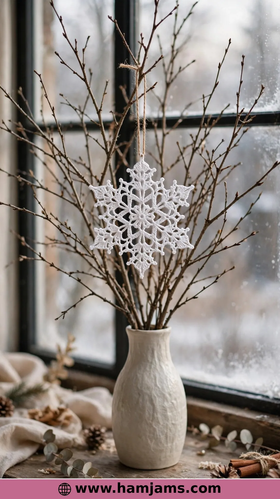 Caelia, the Elegant Thread Snowflake