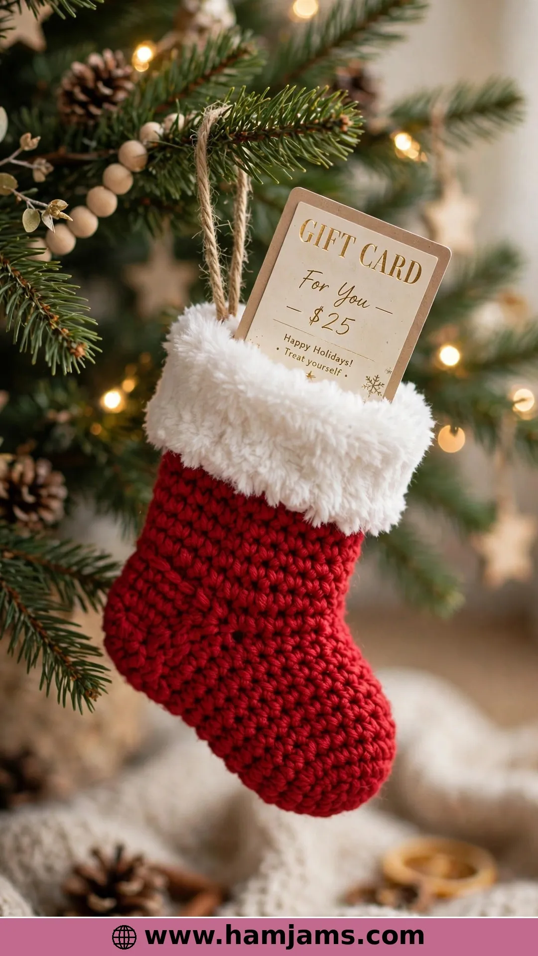 The Mini Stocking With the Fluffy Cuff