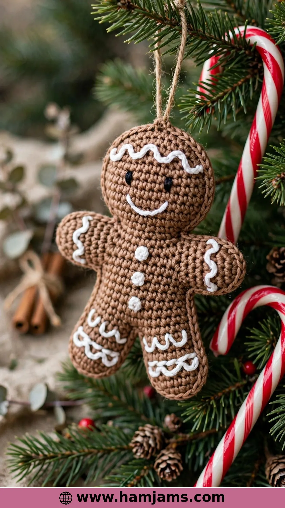The Gingerbread Man, Fresh From the Yarn Oven