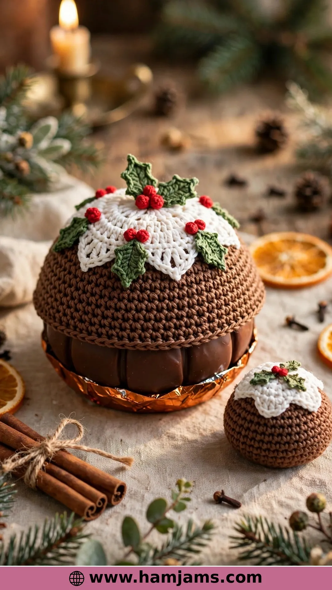 The Pudding That Doubles as a Chocolate Orange Cover