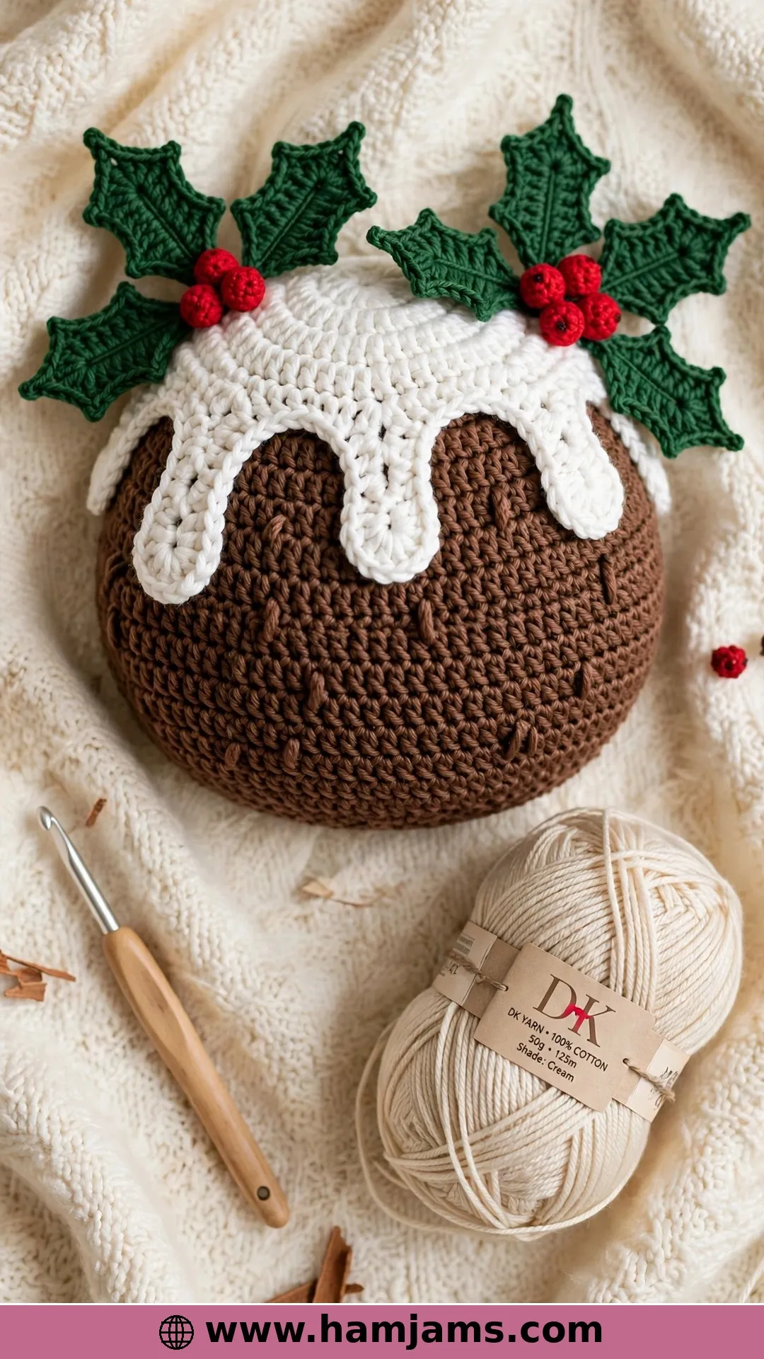 A Pudding Hat for Baby's First Christmas