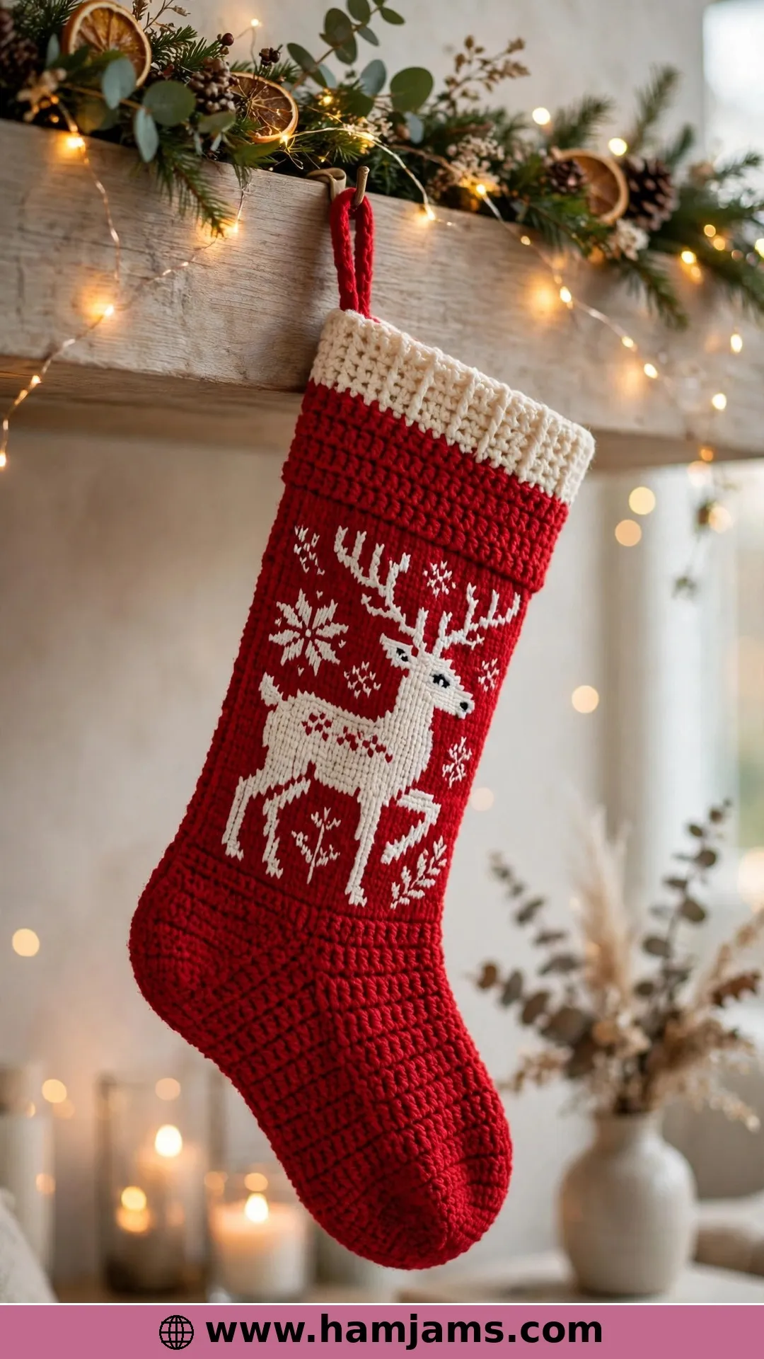 A Reindeer in Tapestry Crochet