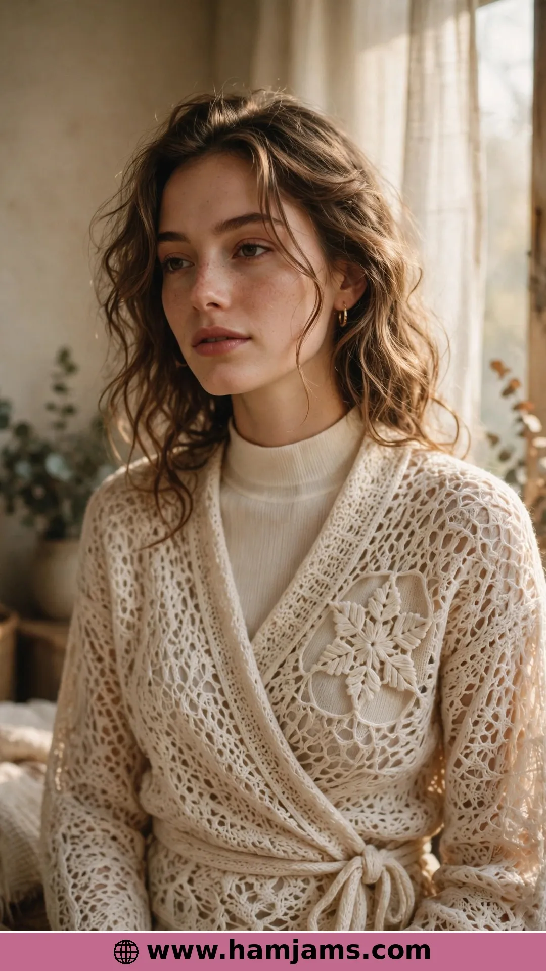 A Vintage Snowflake With a Wrap Front