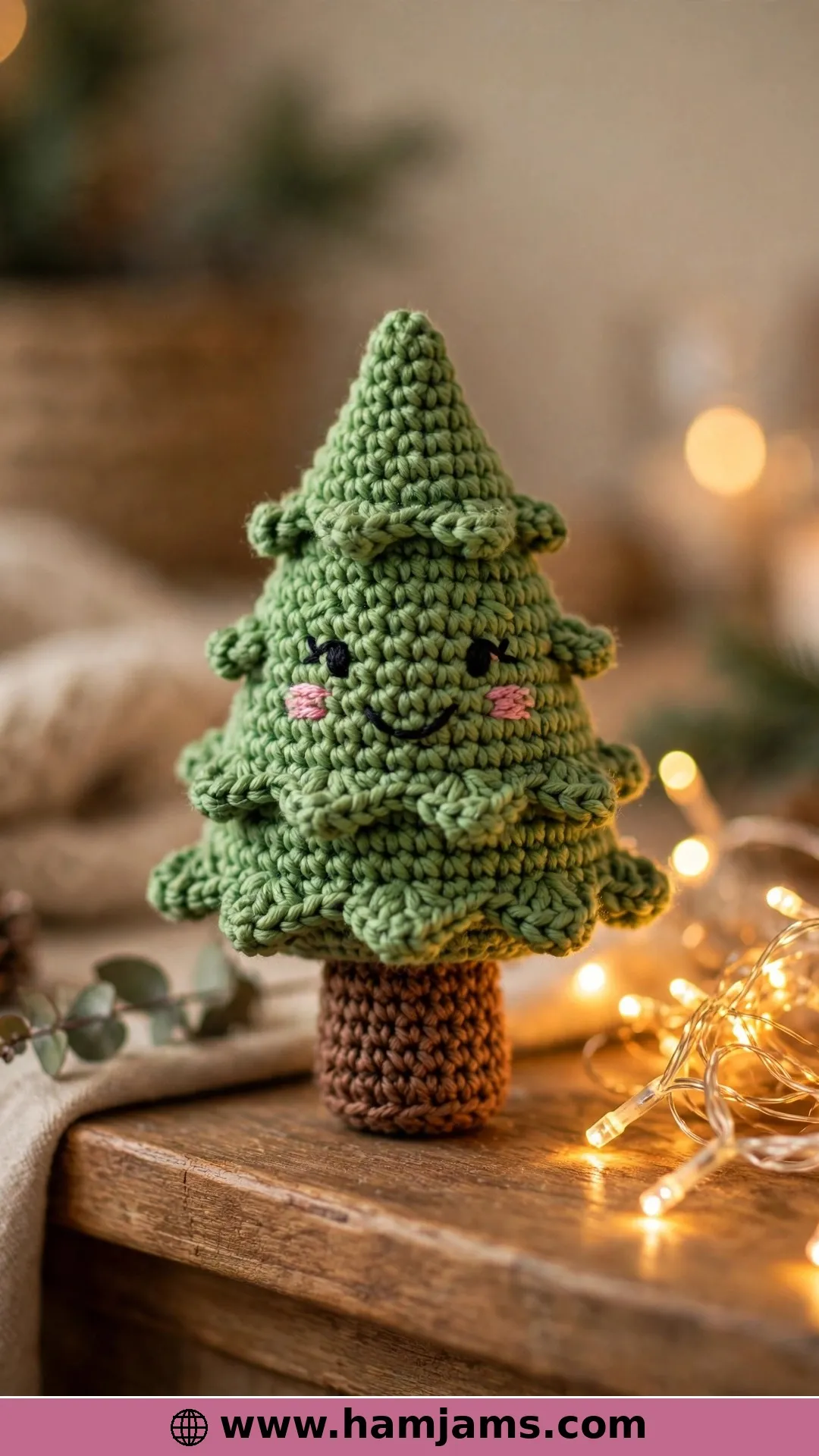 The Mini Amigurumi Tree With the Sweetest Face