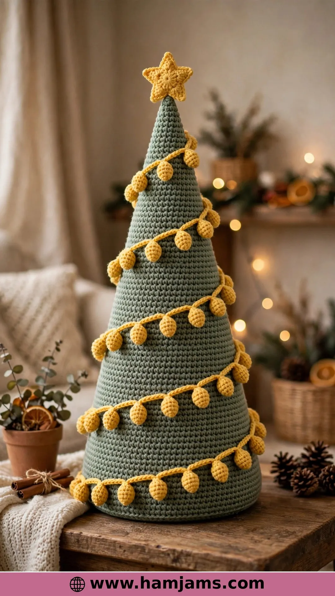 The Smooth Cone Tree With a Chain of Lights