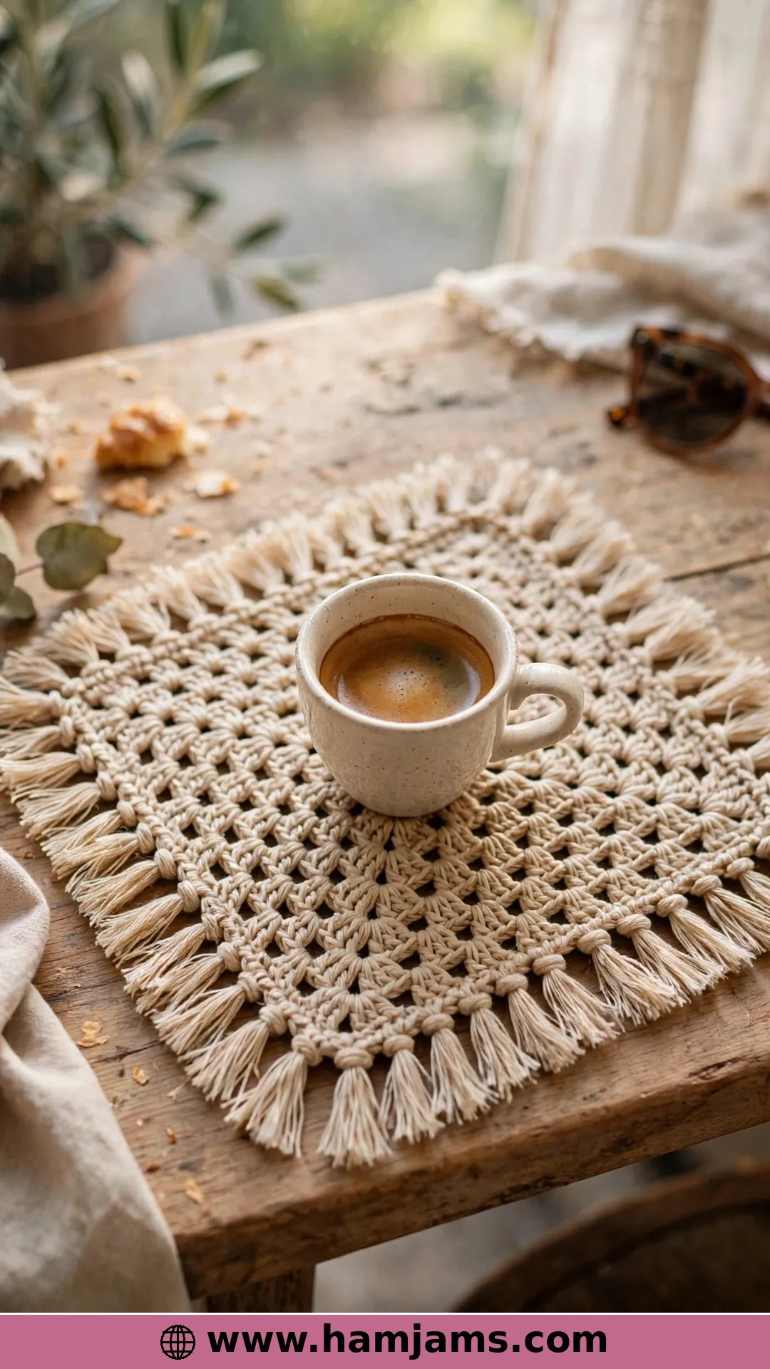 Boho V-Stitches With Fringe