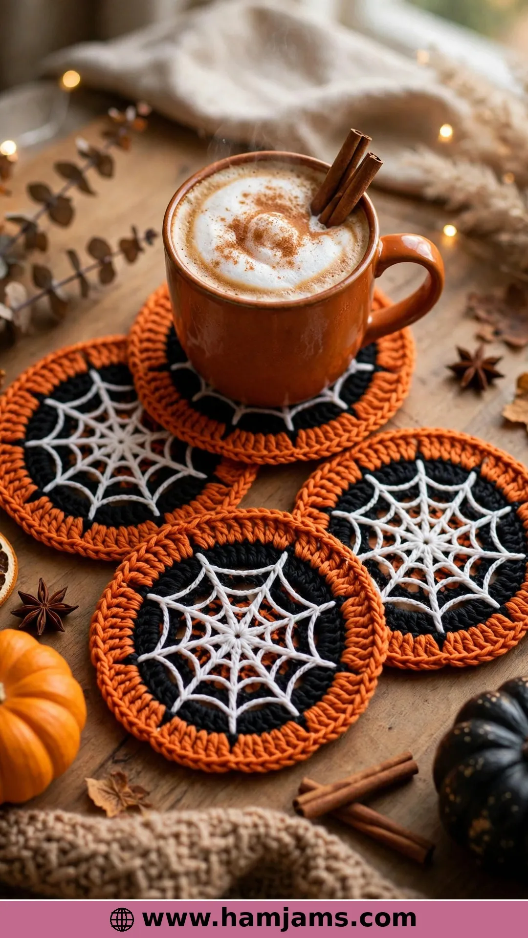 A Spiderweb for Your Halloween Table