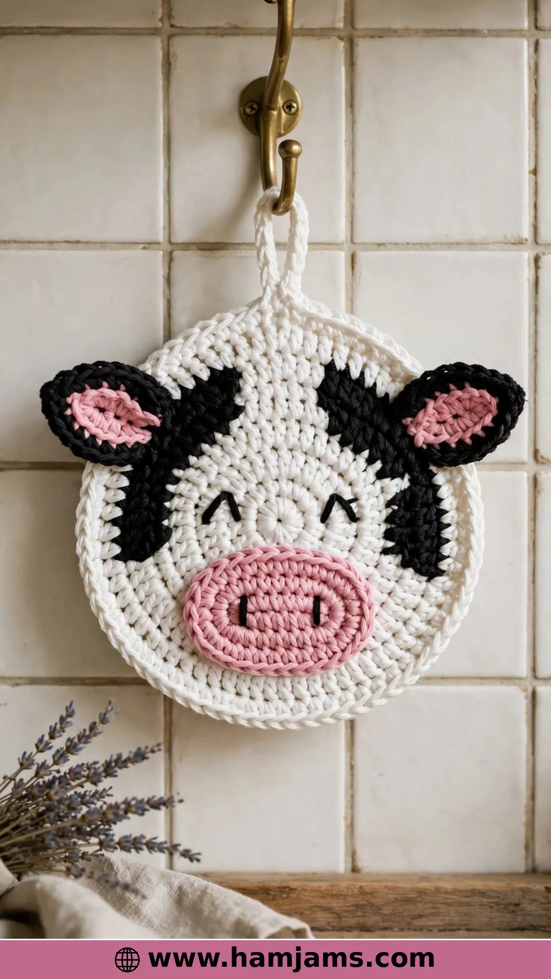 The Tapestry Cow Potholder
