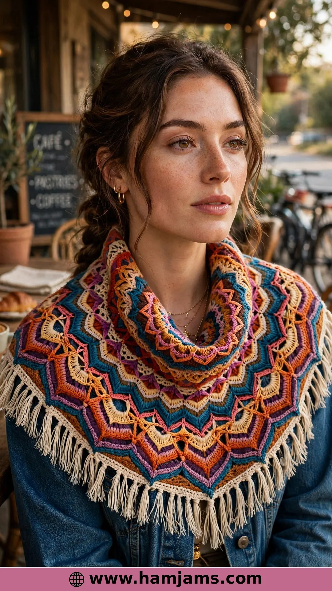 The Flared One in Mandala Stripes