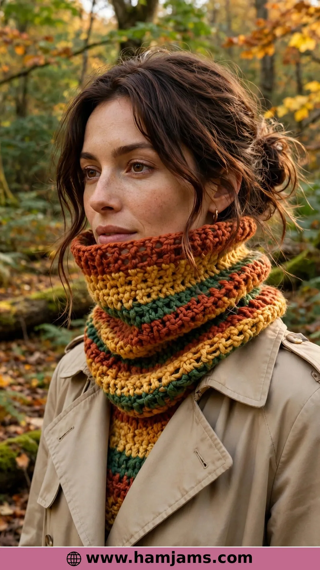 A Tall, Airy Tube in Autumn Colours