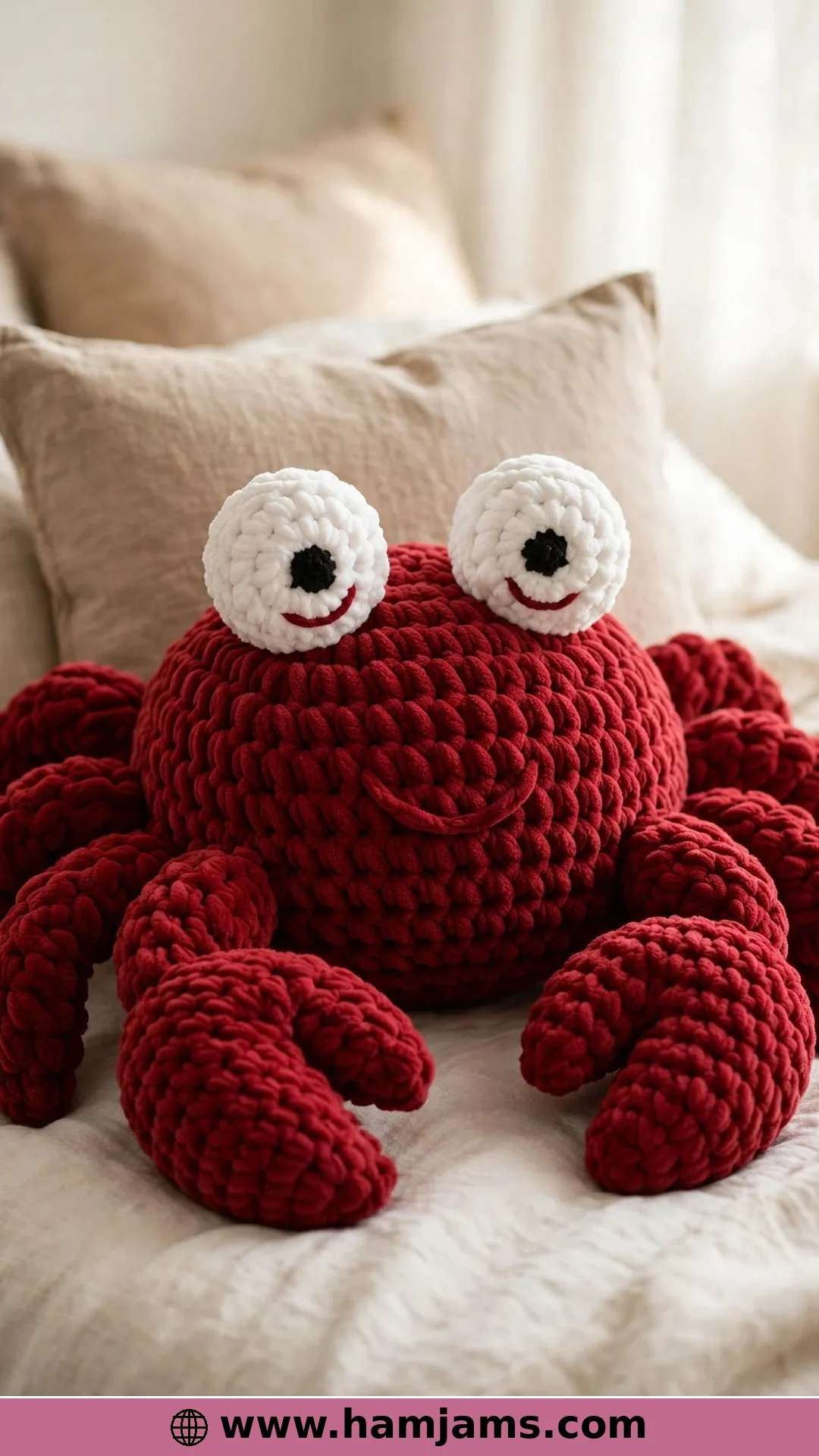 The Big Plush Crab for Serious Cuddles