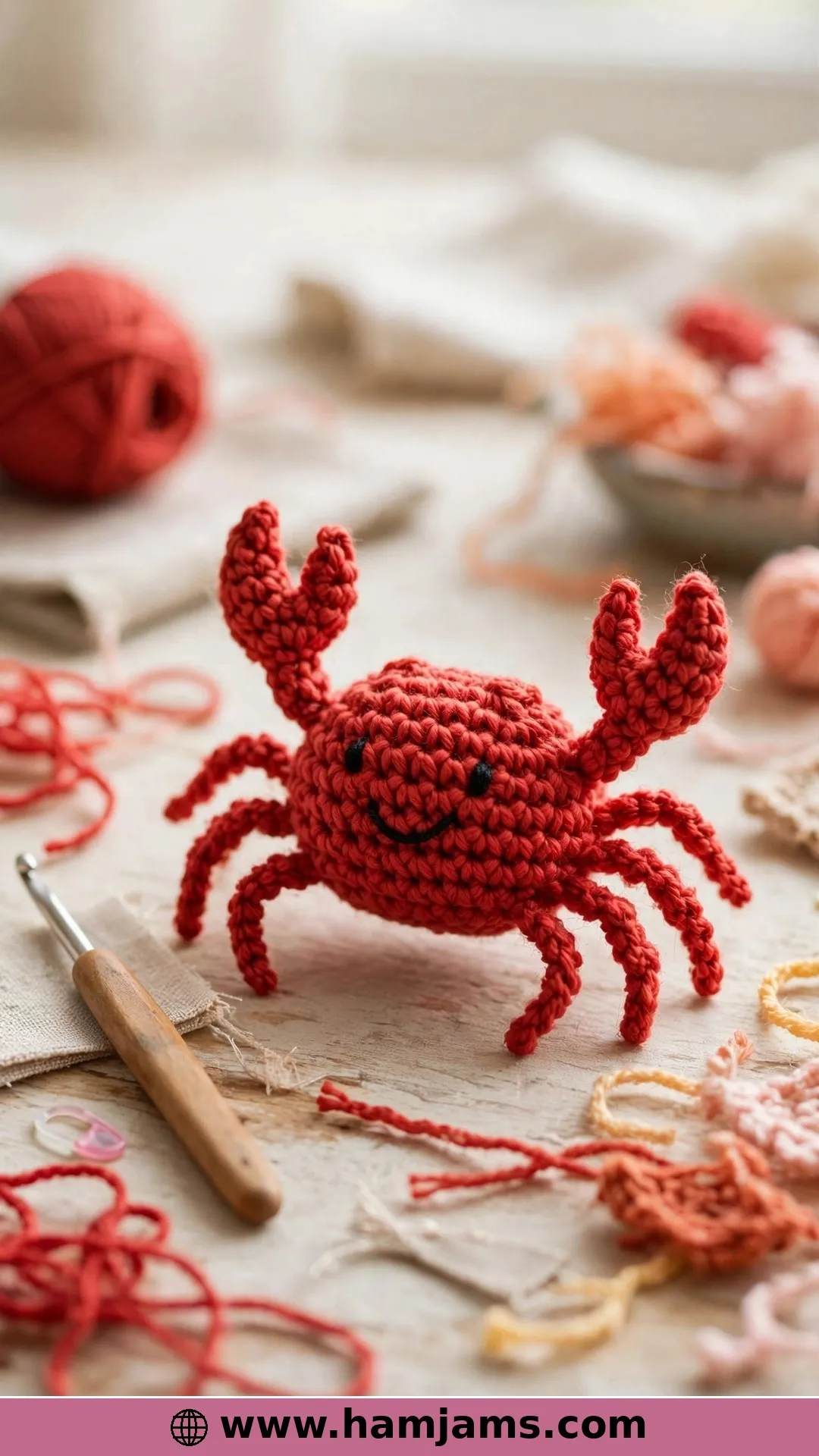 Claudio, the Completely No-Sew Crab